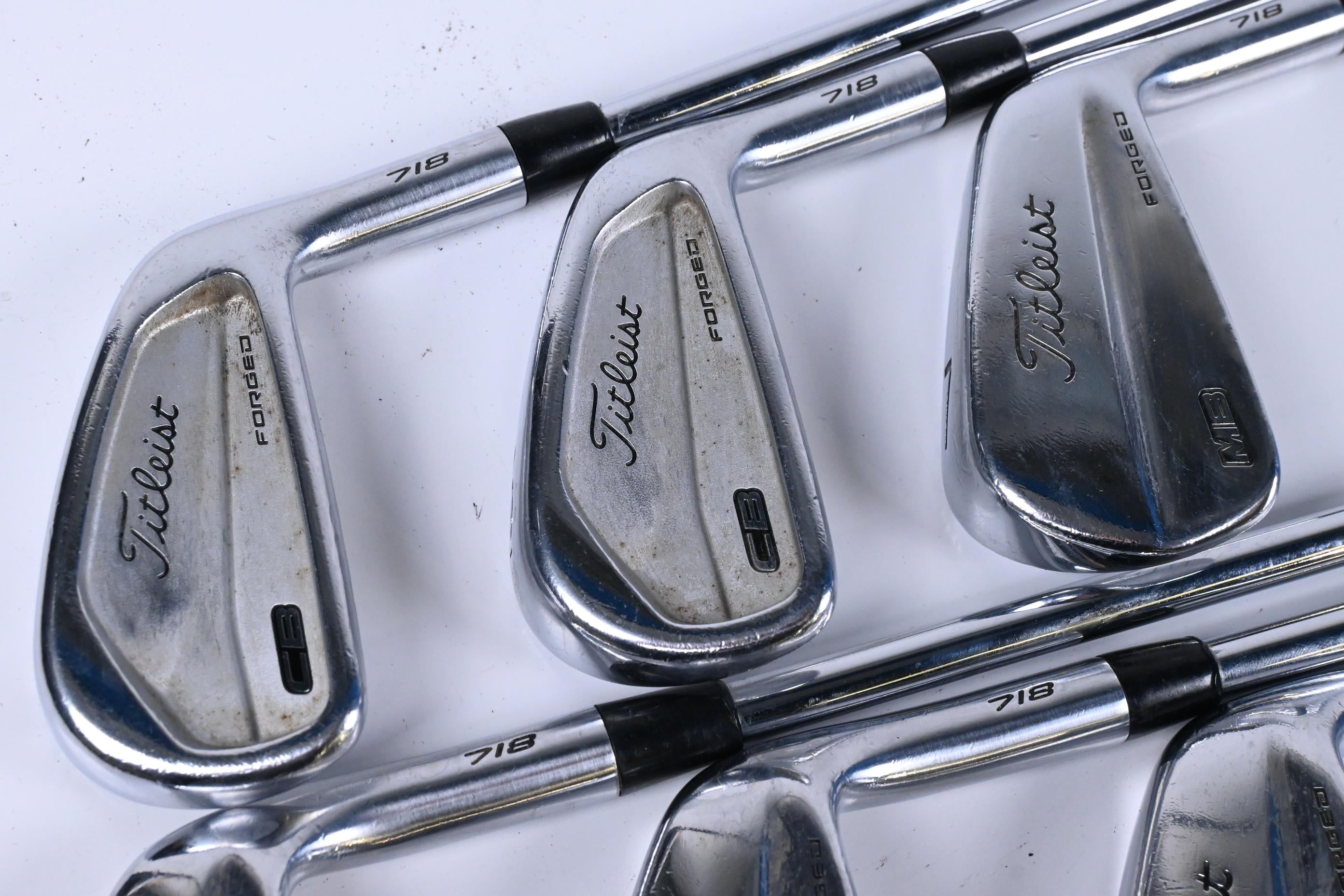 Titleist 718 MB/CB Combo Irons / 5-PW / Stiff Flex AMT Black S300 Shafts