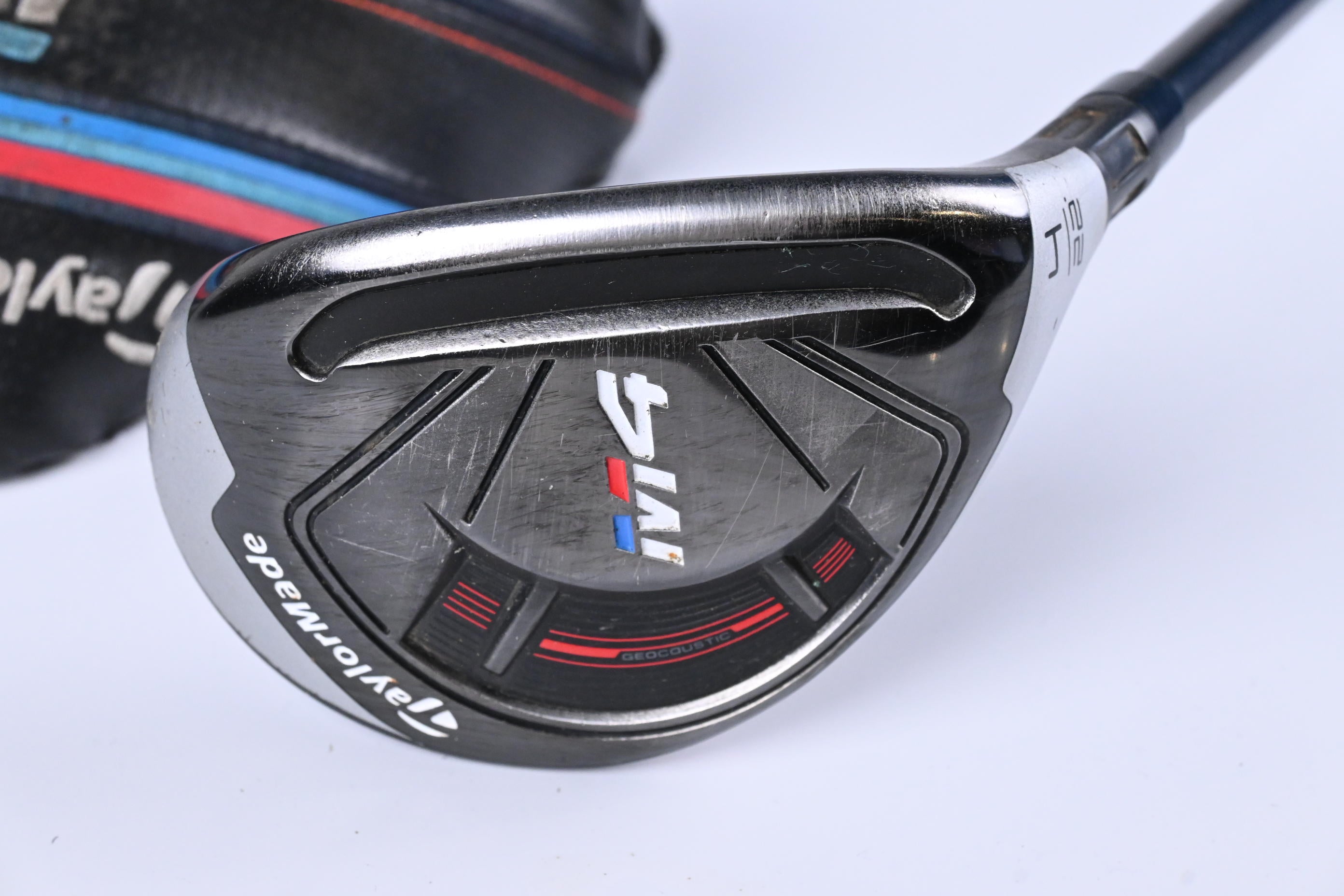 Taylormade M4 #4 Hybrid / 22 Degree / Stiff Flex HZRDUS Black 85 Shaft