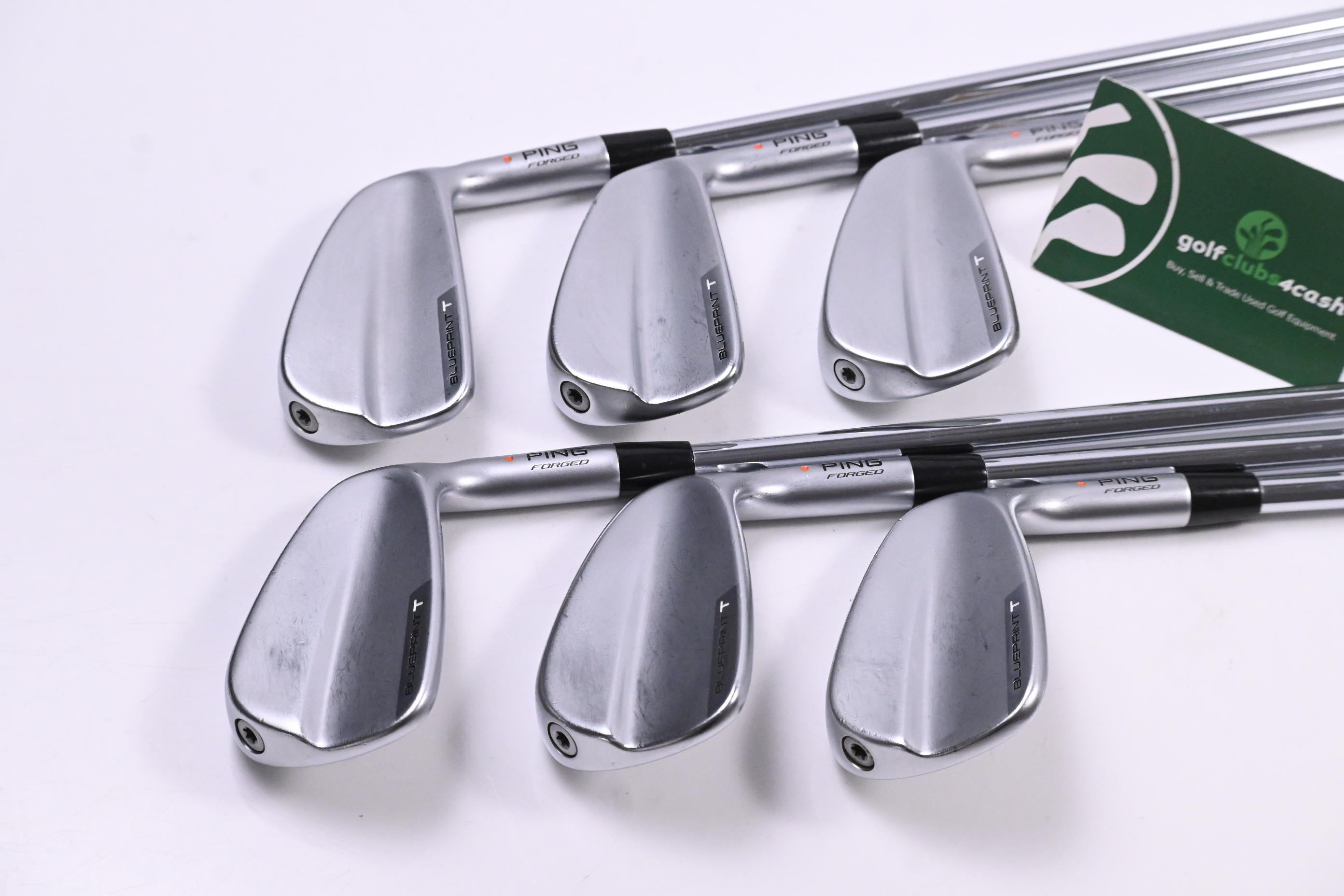 Ping Blueprint T Irons / 5-PW / Orange Dot / Stiff Flex Dynamic Gold S300 Shafts