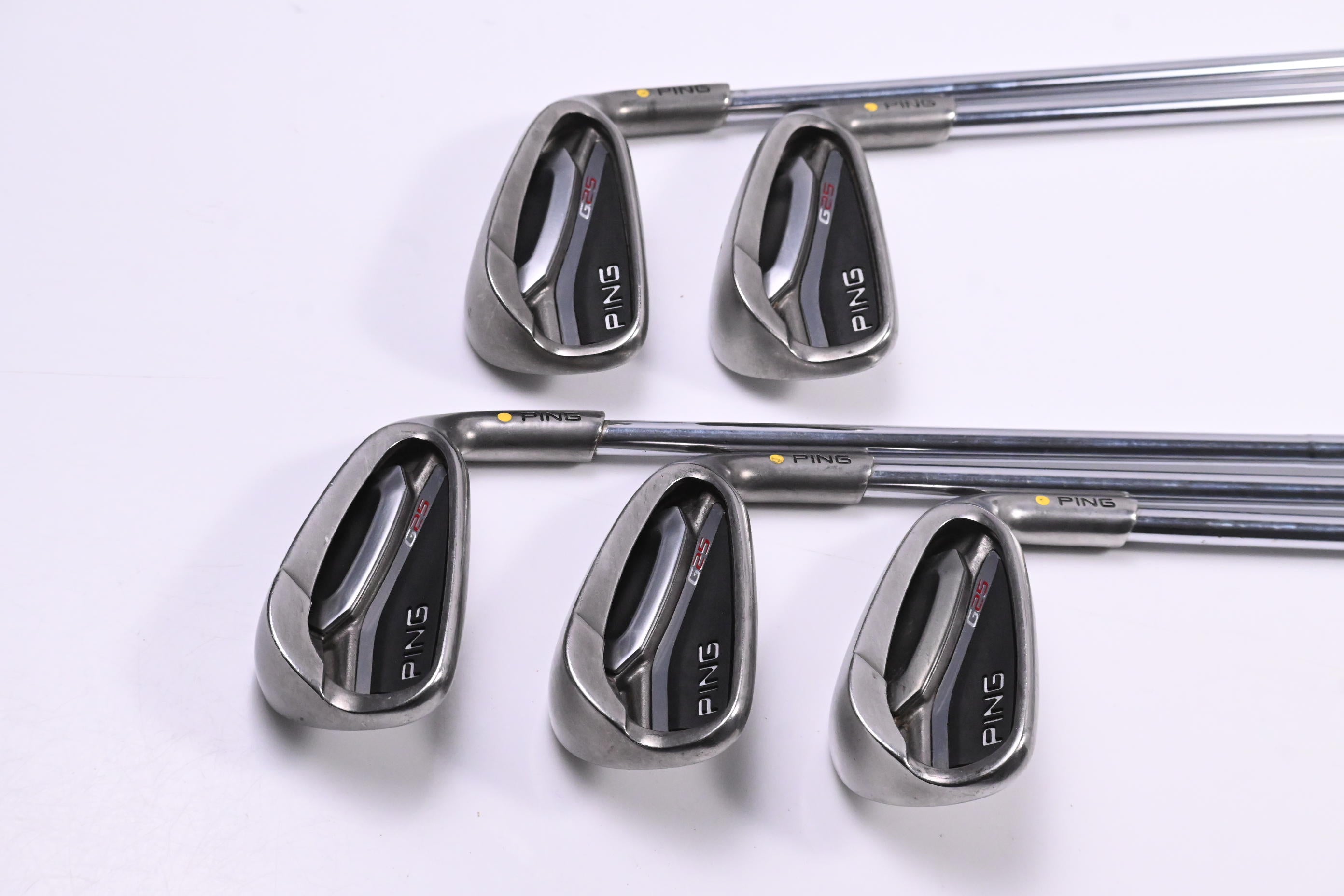 Ping G25 Irons / 5-9i / Yellow Dot / Regular Flex Ping CFS Shafts