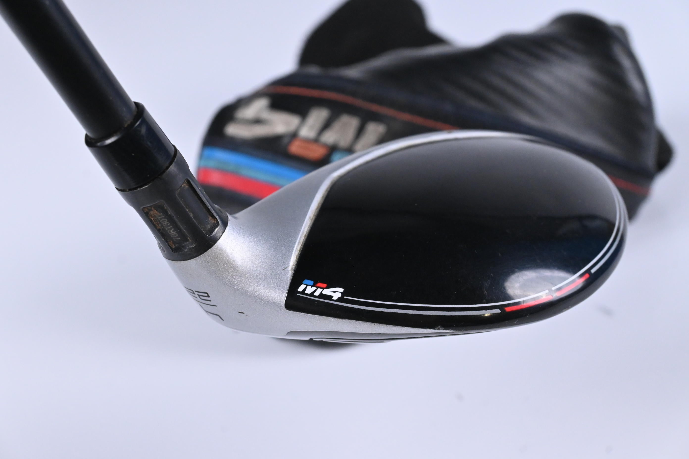 Taylormade M4 #4 Hybrid / 22 Degree / Stiff Flex HZRDUS Black 85 Shaft