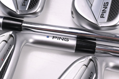 Ping I240 Irons / 4-PW+UW / Blue Dot / Stiff Flex Dynamic Gold 120 S300 Shafts