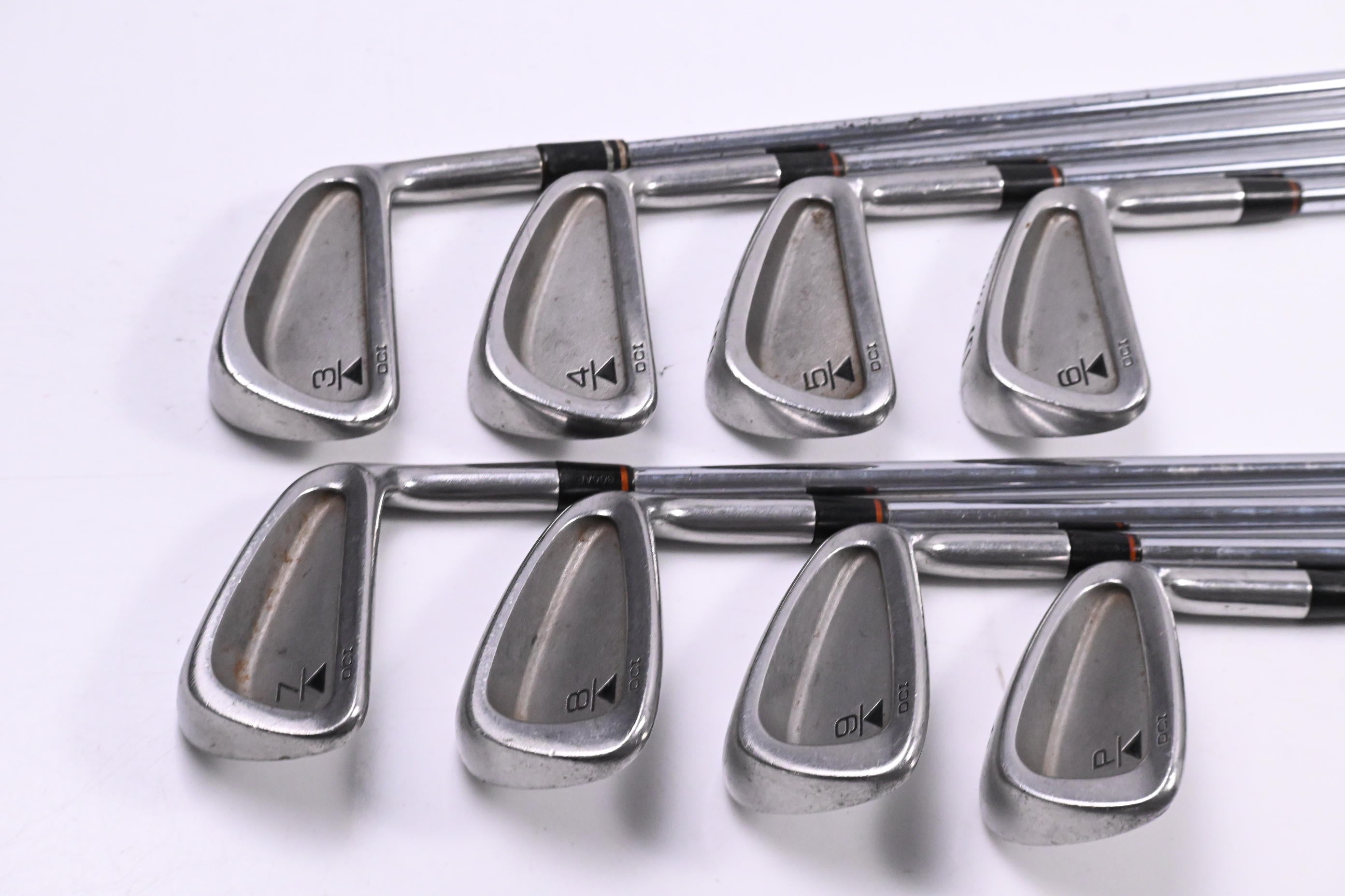 Titleist DCI Black Irons / 3-PW / Stiff Flex Steel Shafts