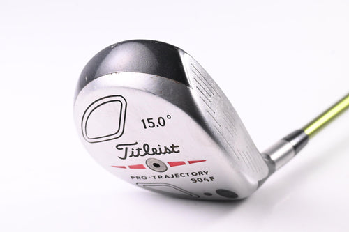 Titleist 904 F #3 Wood / 15 Degree / Regular Flex Aldila NV Green 75 Shaft