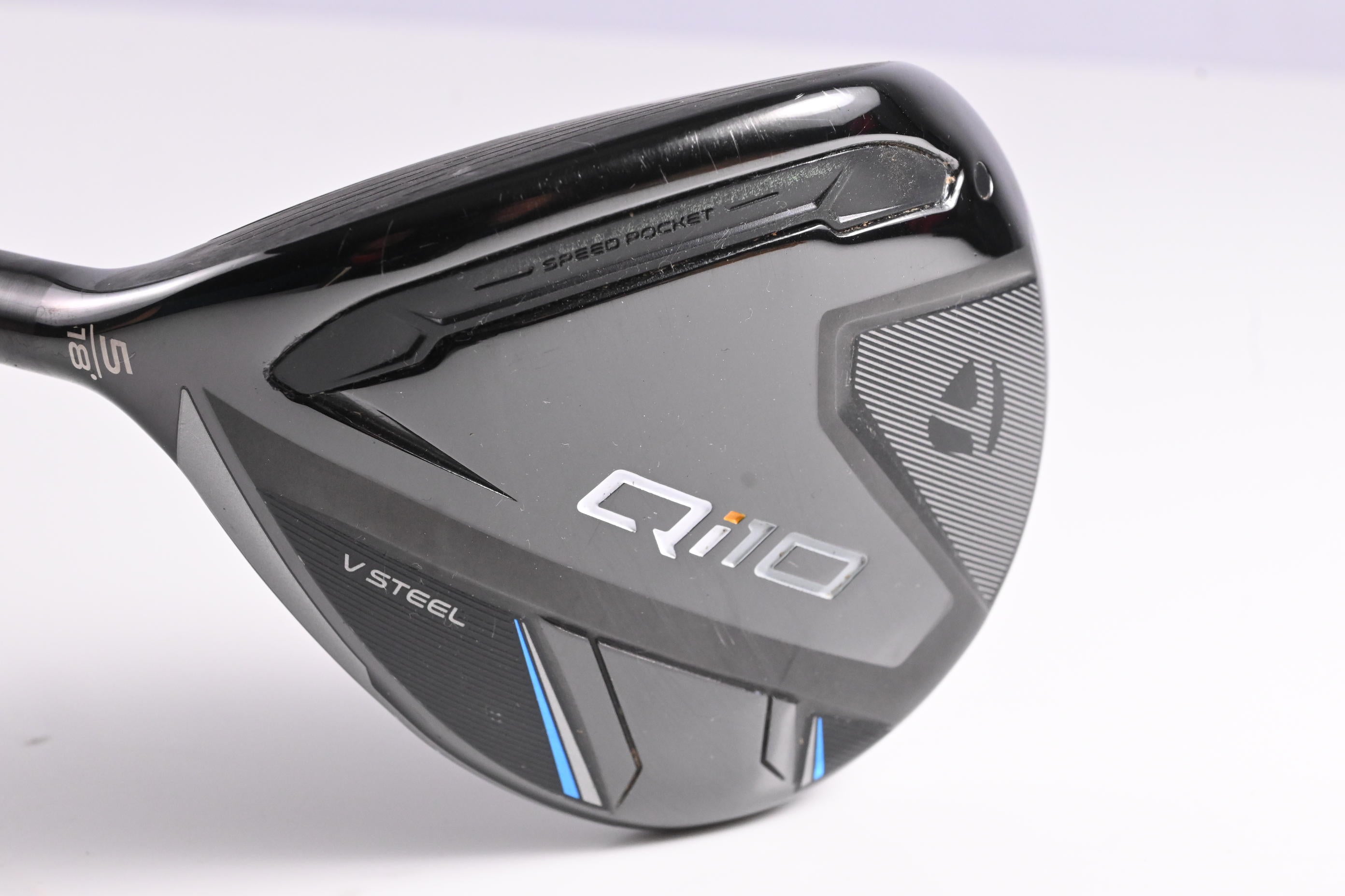 Left Hand Taylormade Qi10 #5 Wood / 18 Degree / Regular Flex Ventus TR Blue 6