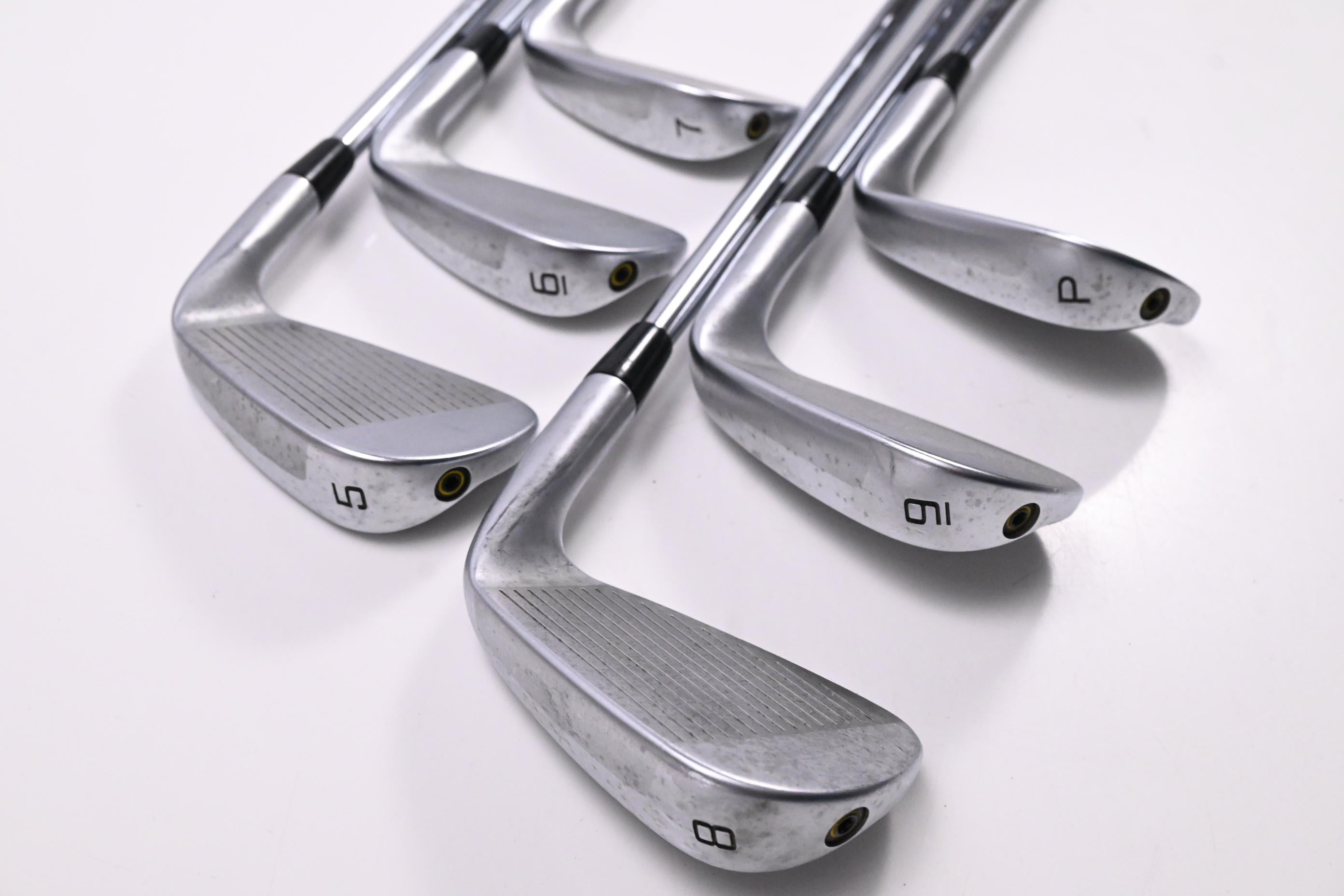 Left Hand Cobra King Forged Tec 2020 Irons / 5-PW / Stiff Flex KBS $-Taper 110