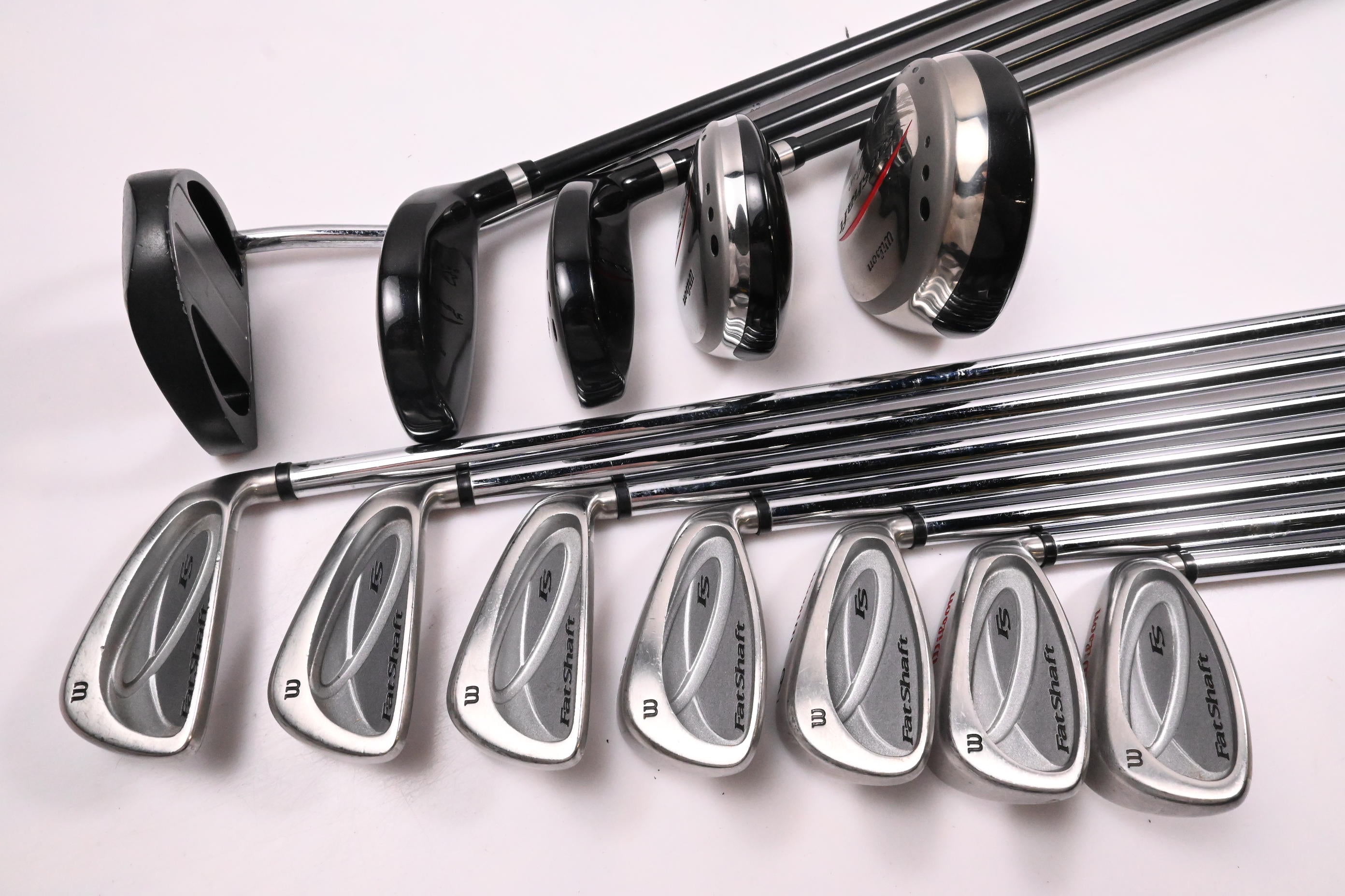 Wilson FatShaft Package Set / Woods, Irons, Putter