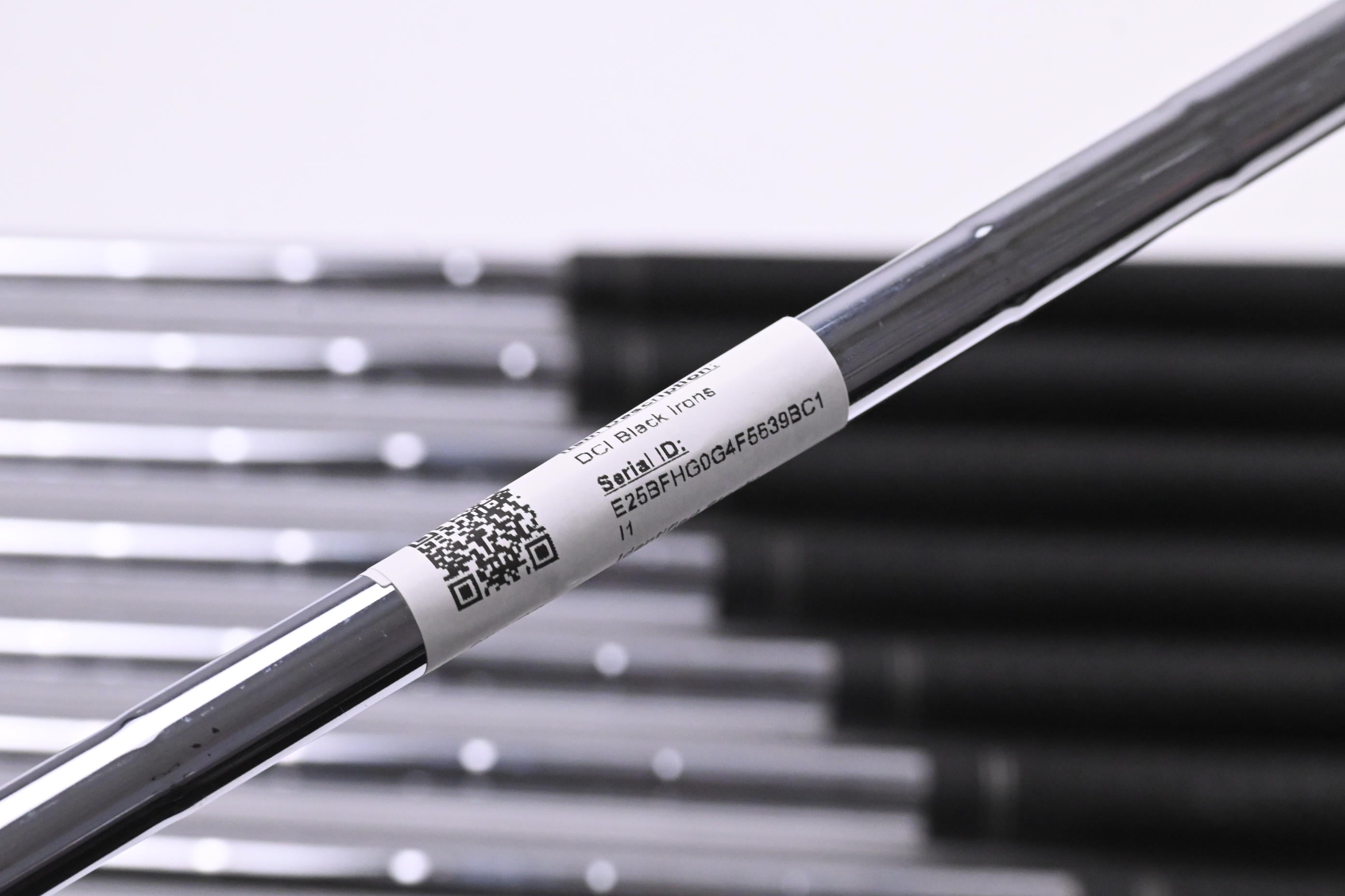 Titleist DCI Black Irons / 3-PW / Stiff Flex Steel Shafts