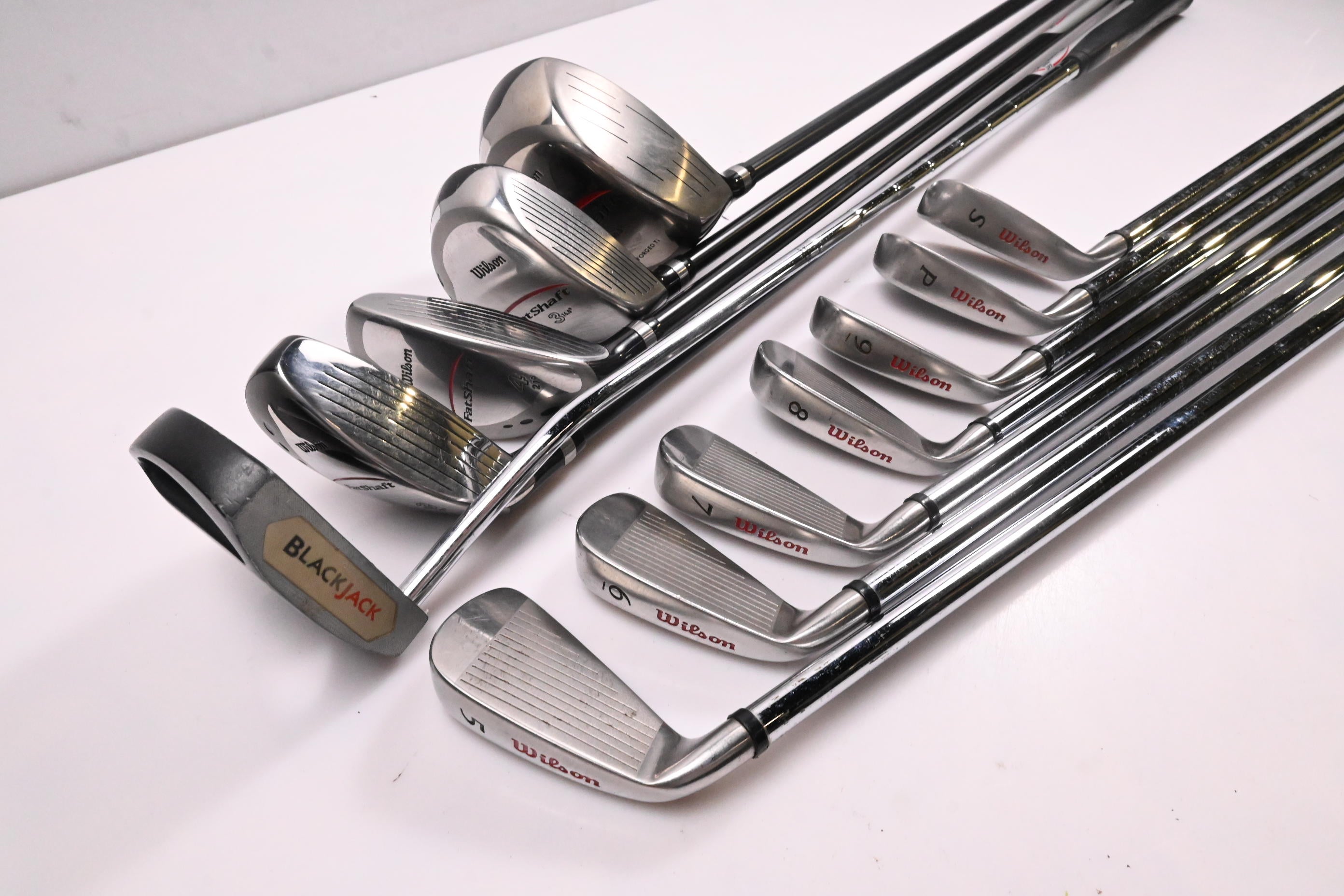 Wilson FatShaft Package Set / Woods, Irons, Putter