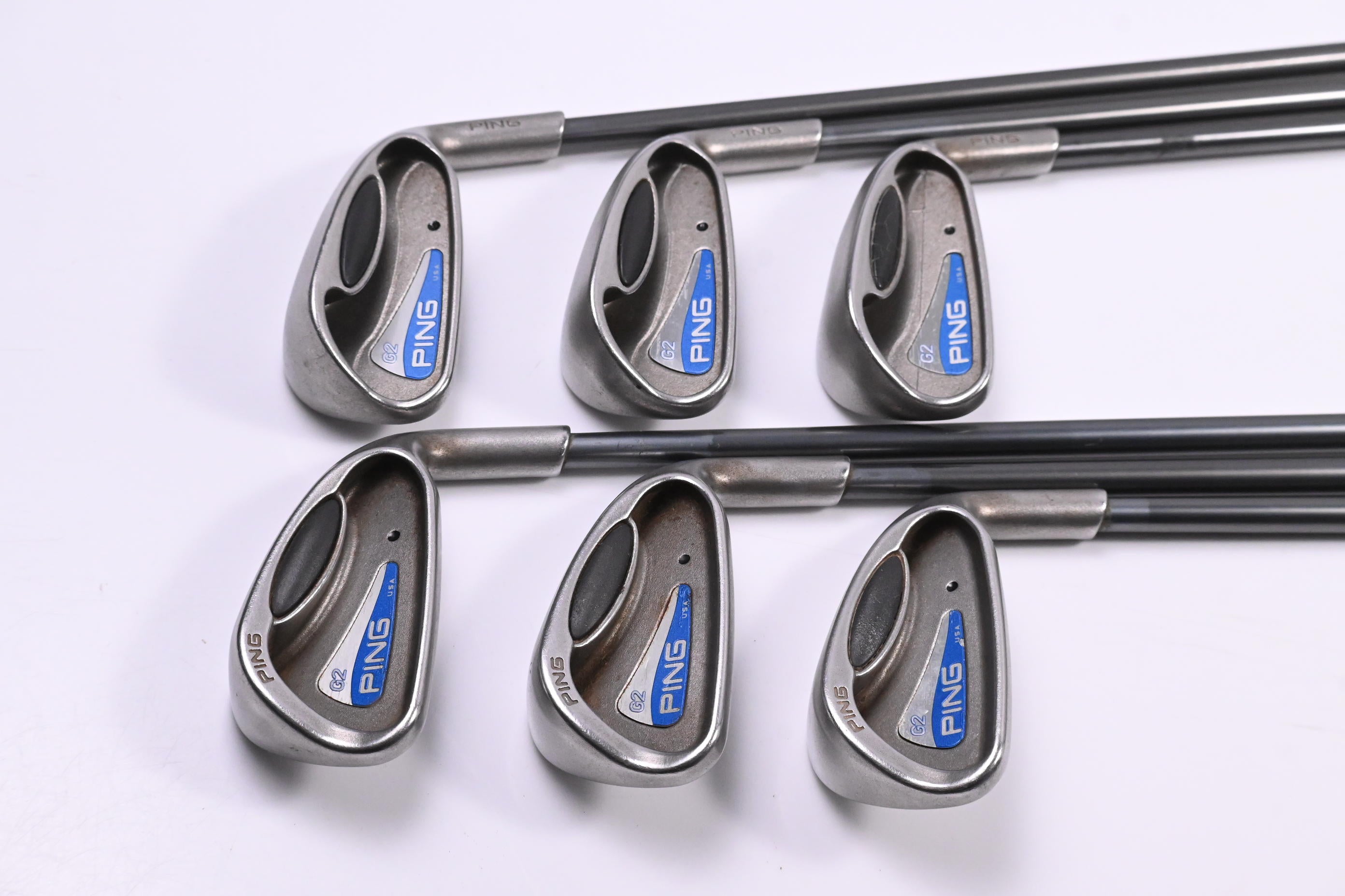 Ping G2 Irons / 3-8i / Black Dot / Regular Flex Ping TFC 100 Shafts