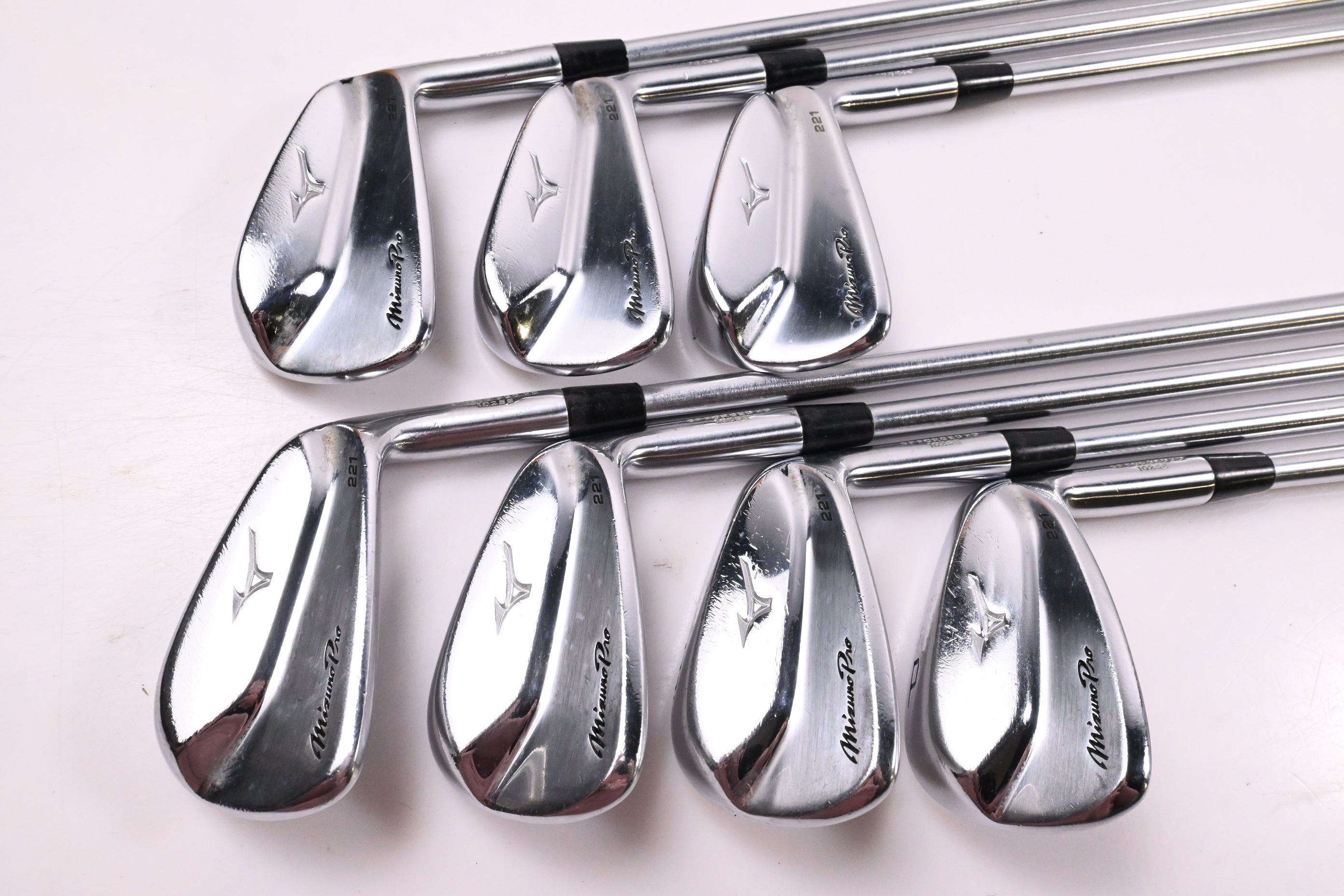 Mizuno Pro 221 Irons / 4-PW / Stiff Flex Project X LS 110 Shafts