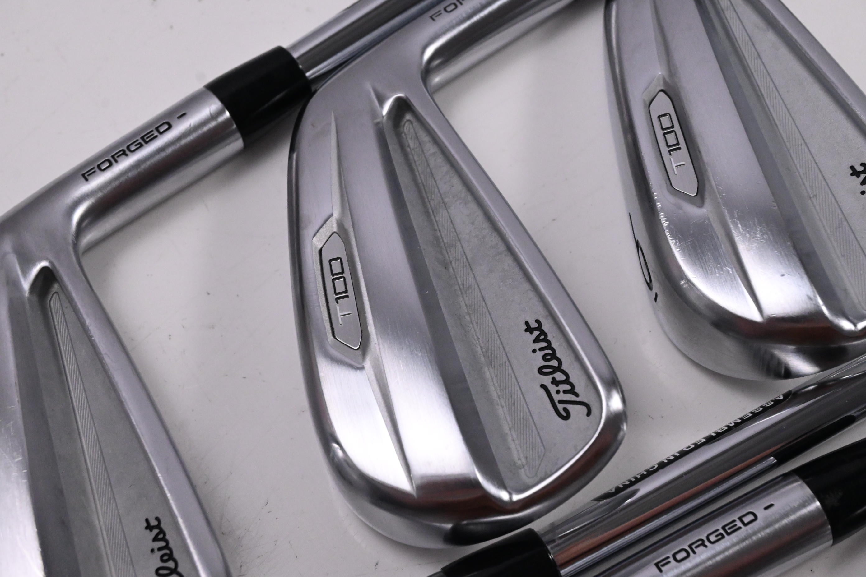 Titleist T100 2021 Irons / 4-PW / Stiff Flex AMT Tour White S300 Shafts