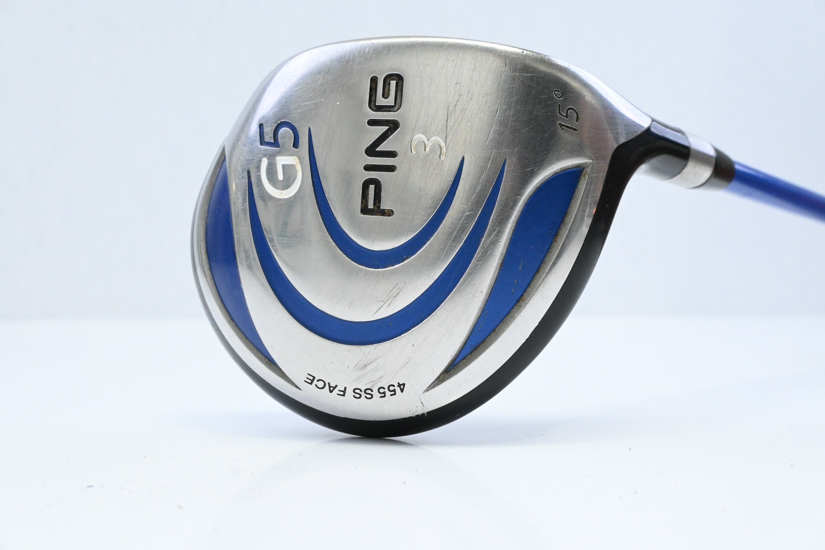 Ping G5 #3 Wood / 15 Degree / Stiff Flex Grafalloy ProLaunch Blue 75 Shaft