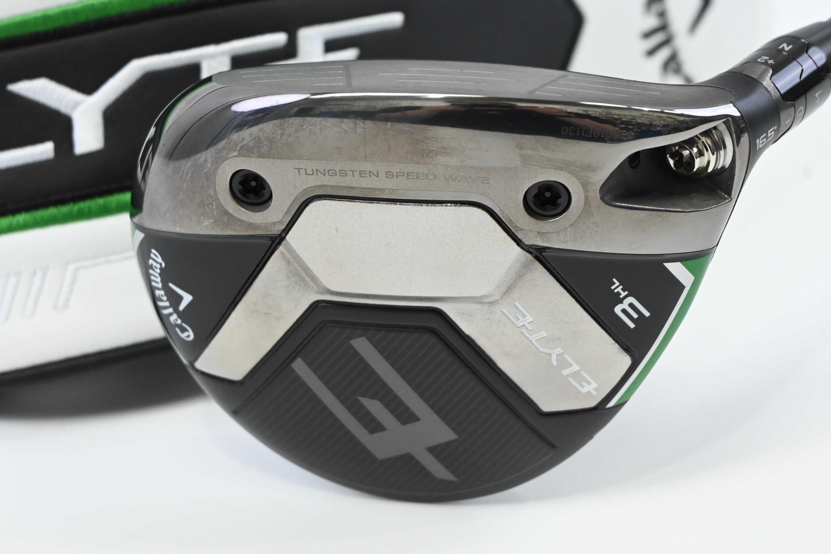 Callaway Elyte #3 Wood / 16.5 Degree / Stiff Flex Denali Charcoal 70 Shaft