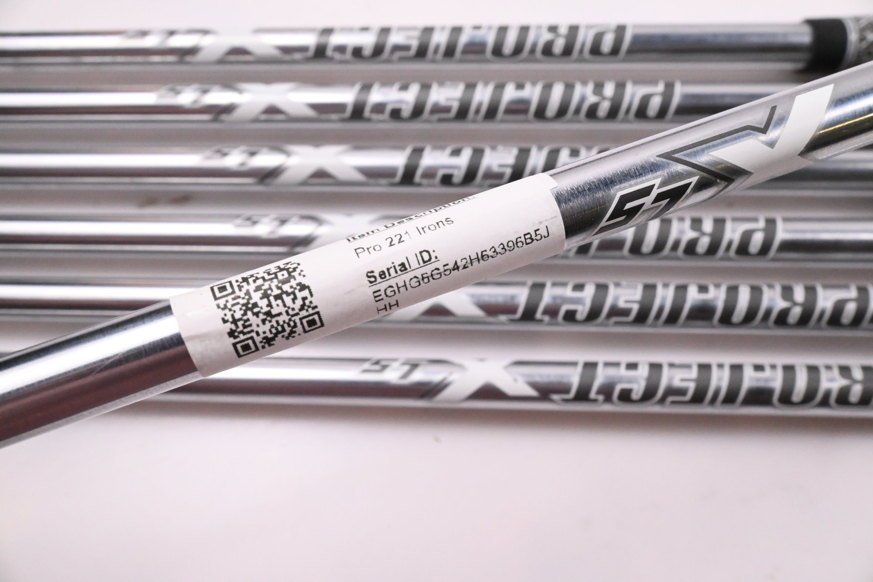 Mizuno Pro 221 Irons / 4-PW / Stiff Flex Project X LS 110 Shafts