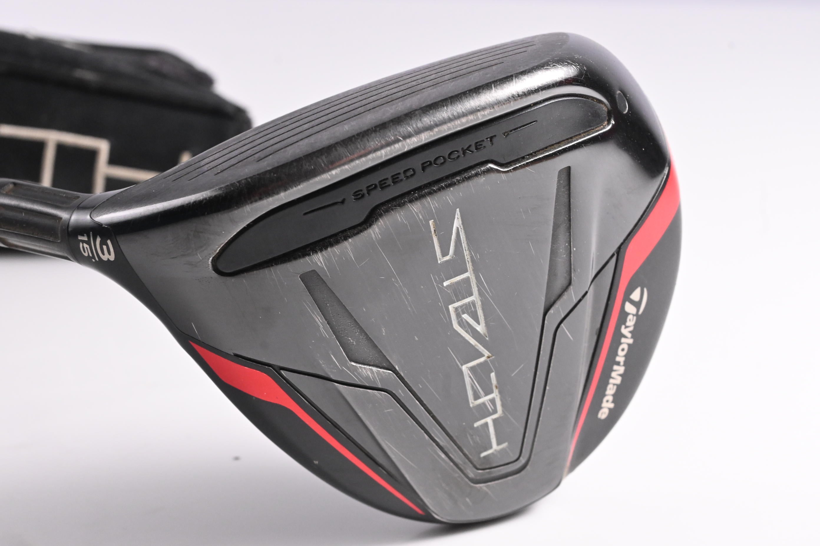 Left Hand Taylormade Stealth #3 Wood / 15 Degree / Regular Flex Ventus Red 5