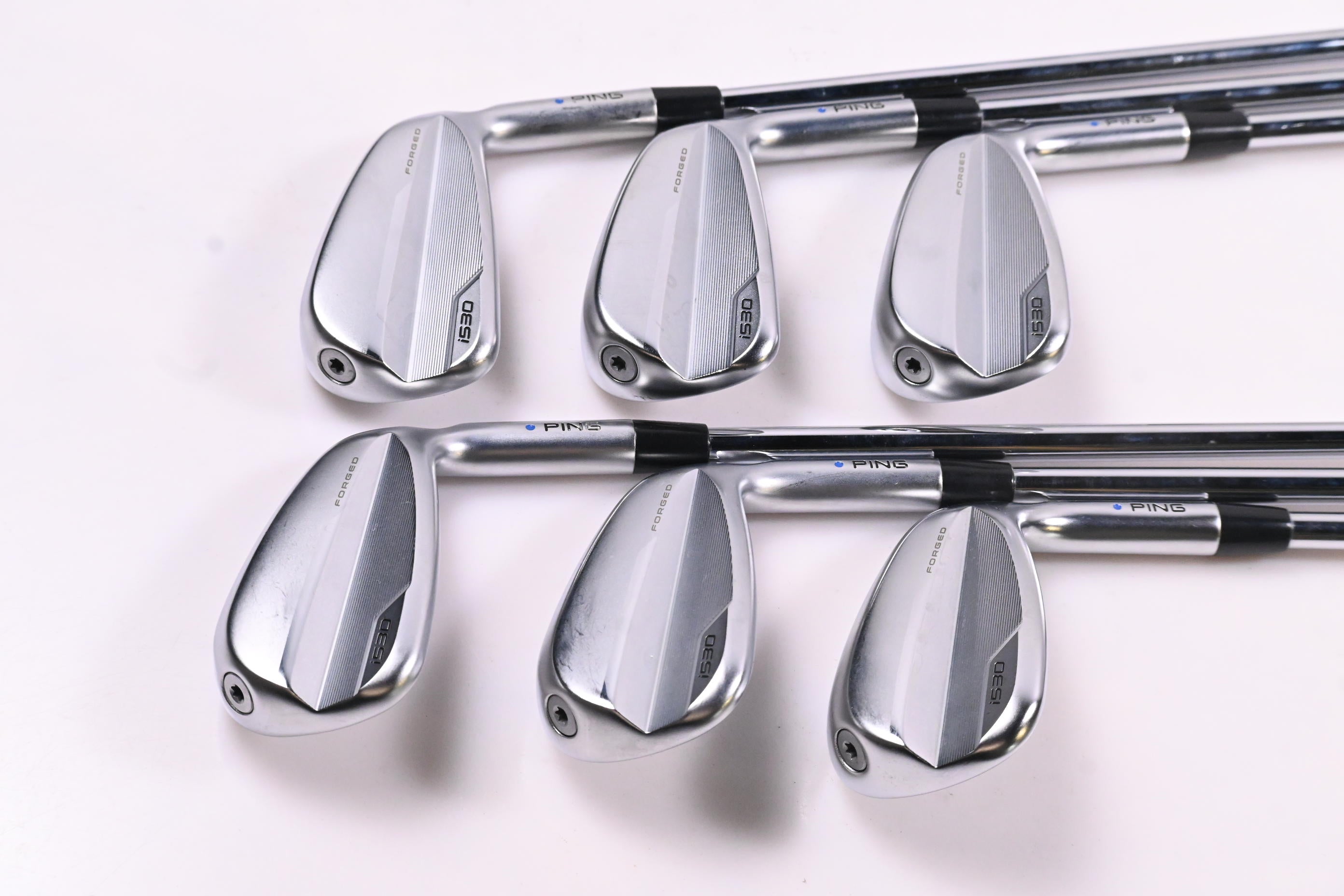 Ping i530 Irons / 6-PW+GW / Blue Dot / Regular Flex Ping AWT 2.0 Shafts