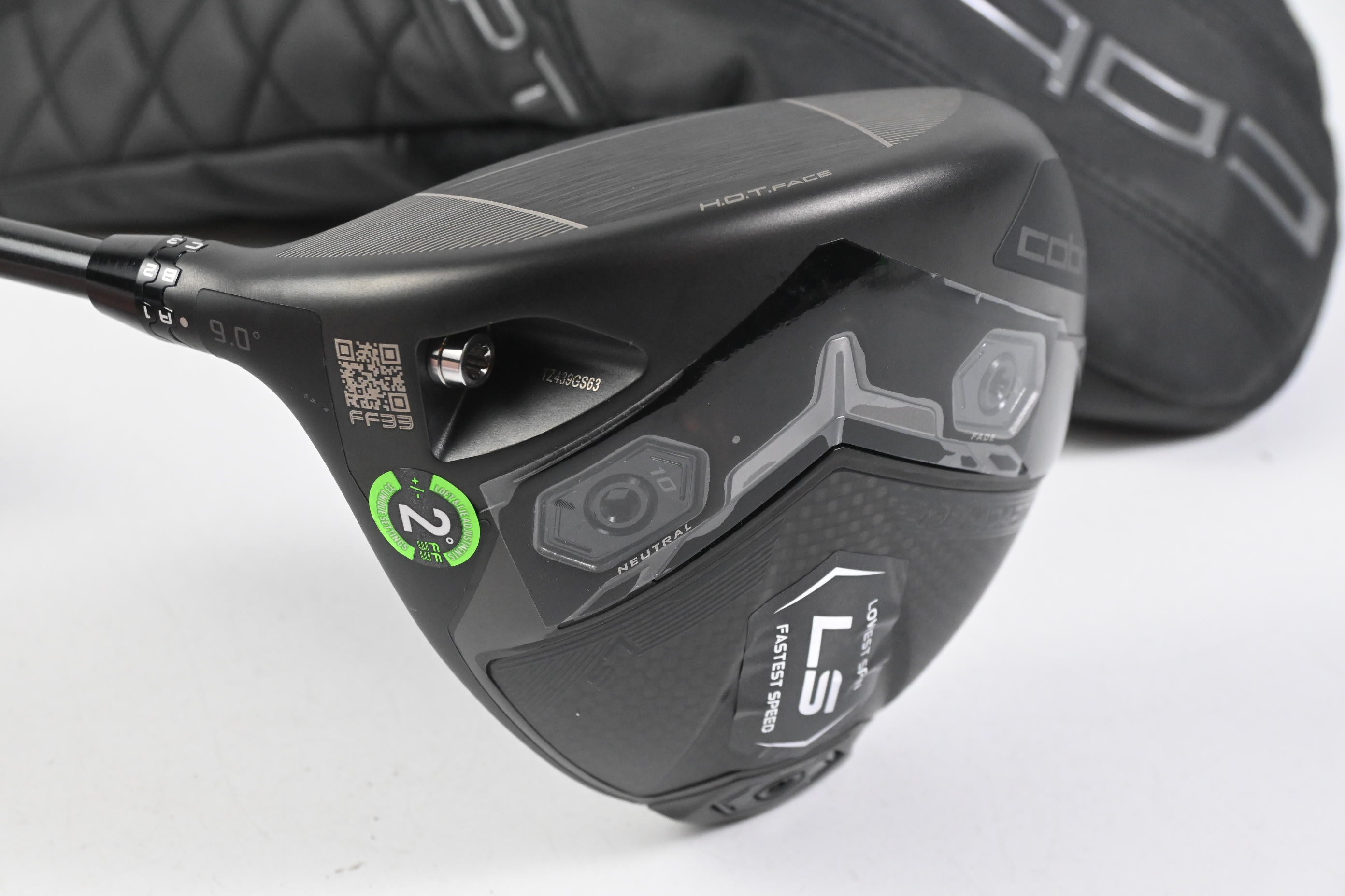 Left Hand Cobra DS-Adapt LS Driver / 9 Degree / X-Flex Denali Black 60 Shaft