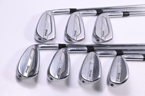 Ping G700 Irons / 5-PW+SW / Blue Dot / Regular Flex Ping AWT 2.0 Shafts
