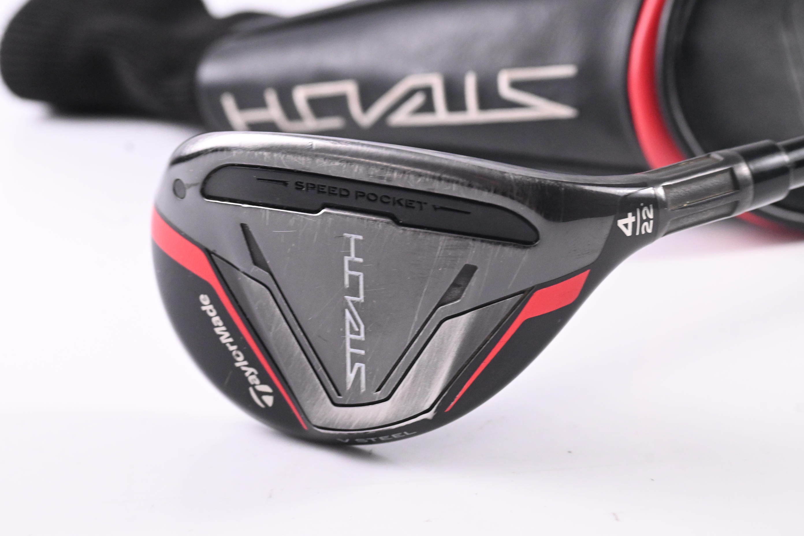 Taylormade Stealth #4 Hybrid / 22 Degree / Stiff Flex Ventus Red 7 Shaft