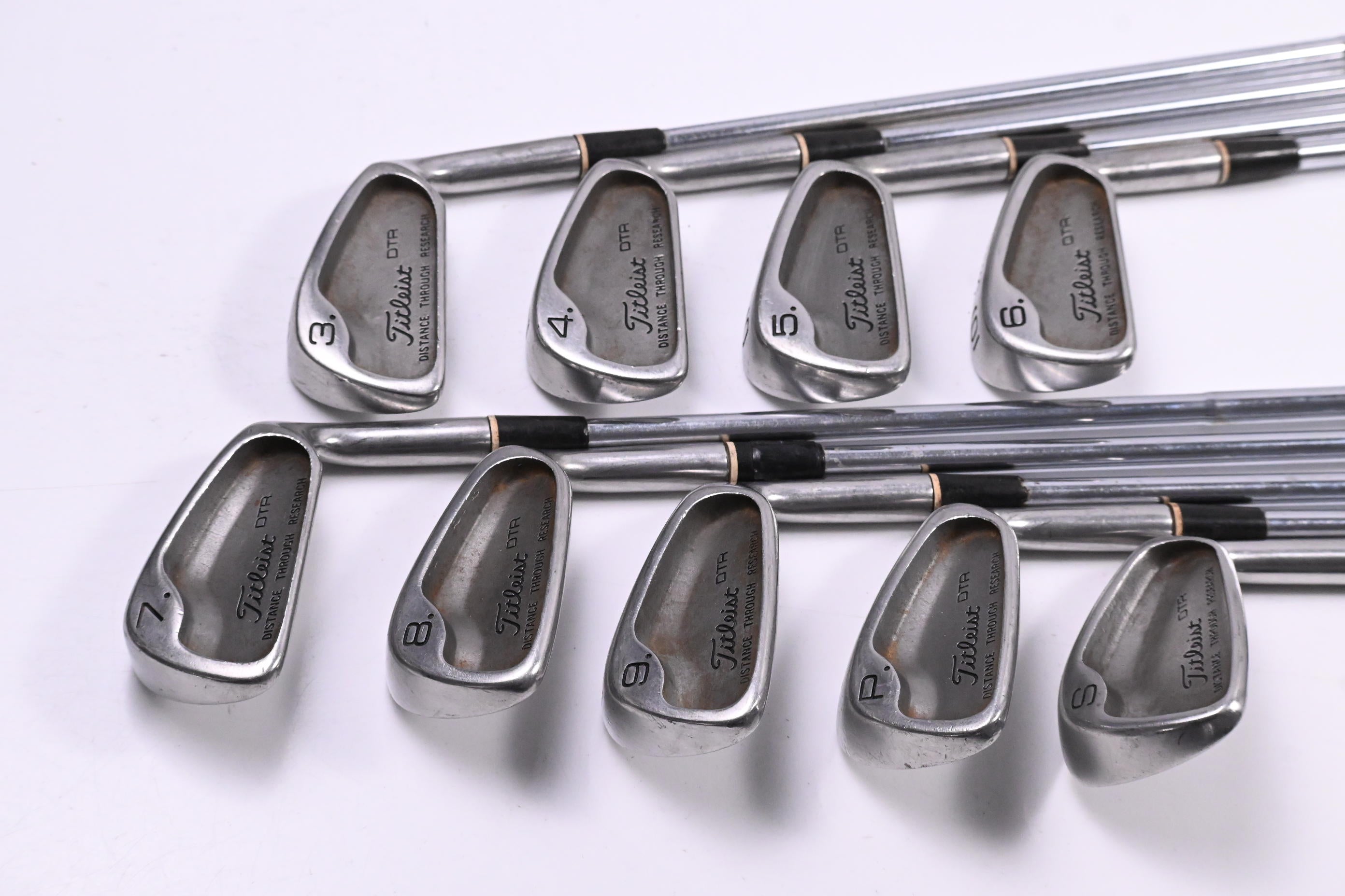 Titleist DTR Irons / 3-PW+SW / Regular Flex Dynamic Shafts
