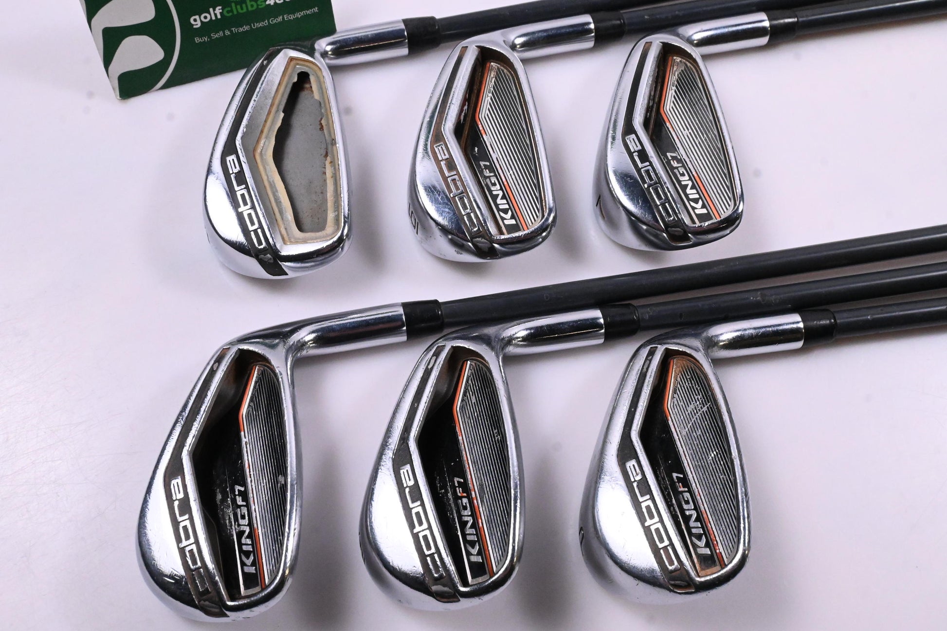 Cobra King F7 Irons / 5-PW / Regular Flex Fujikura Pro Black 63 Shafts