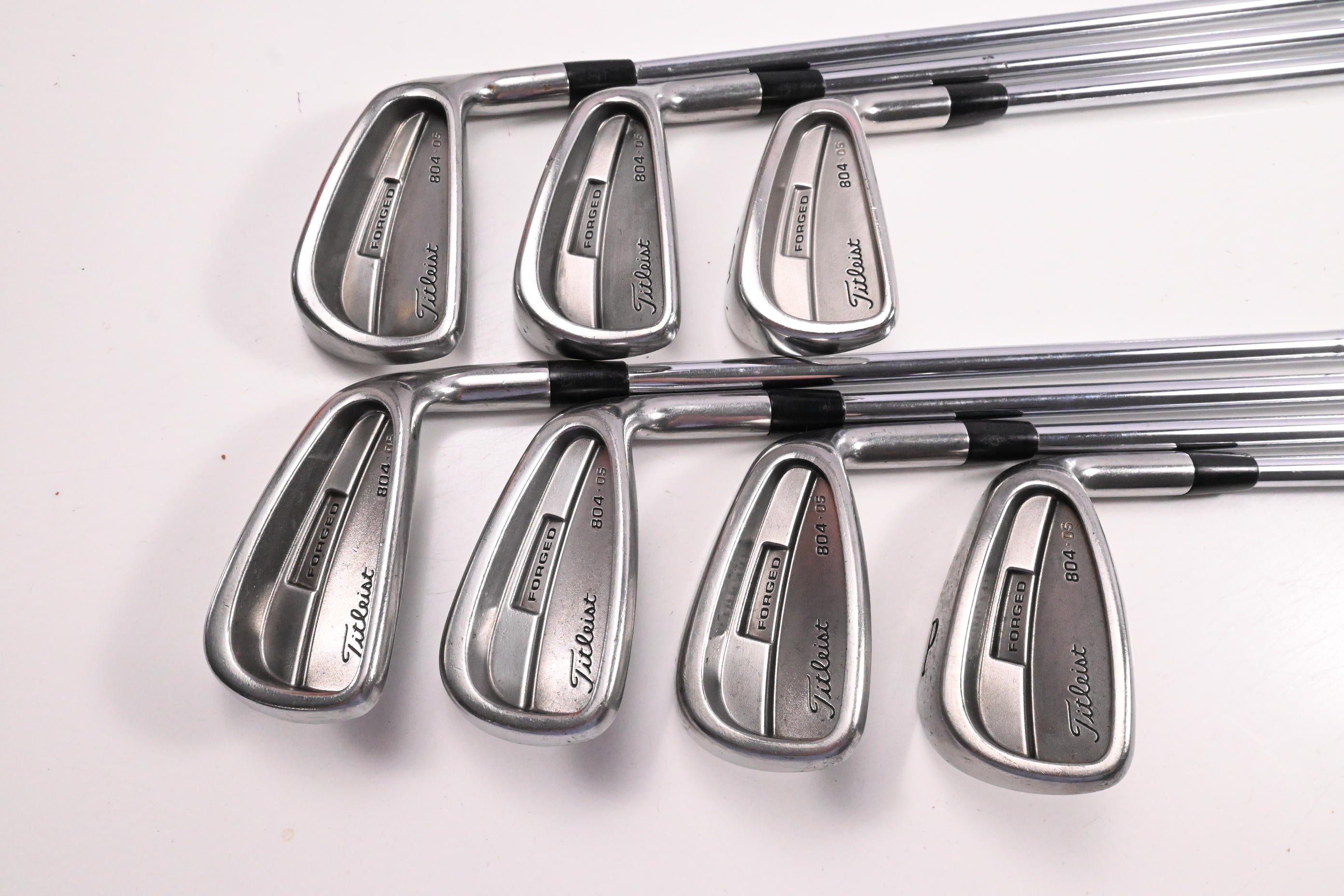 Titleist 804.OS Irons / 3-PW / Missing 4 Iron / Regular Flex NS Pro 970 Shafts
