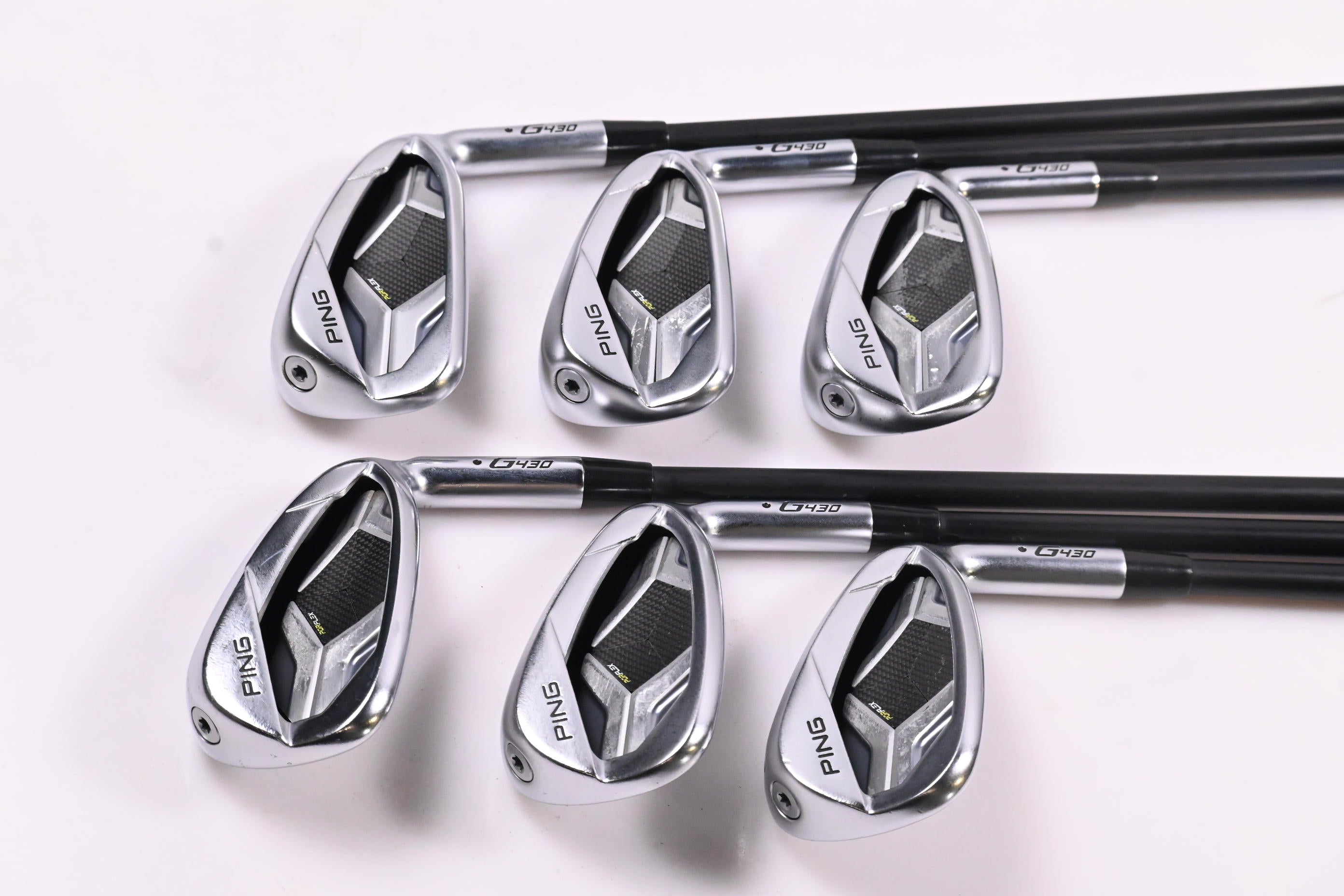 Ping G430 Irons / 6-PW+45° / Black Dot / Senior Flex Ping Alta CB Black Shafts