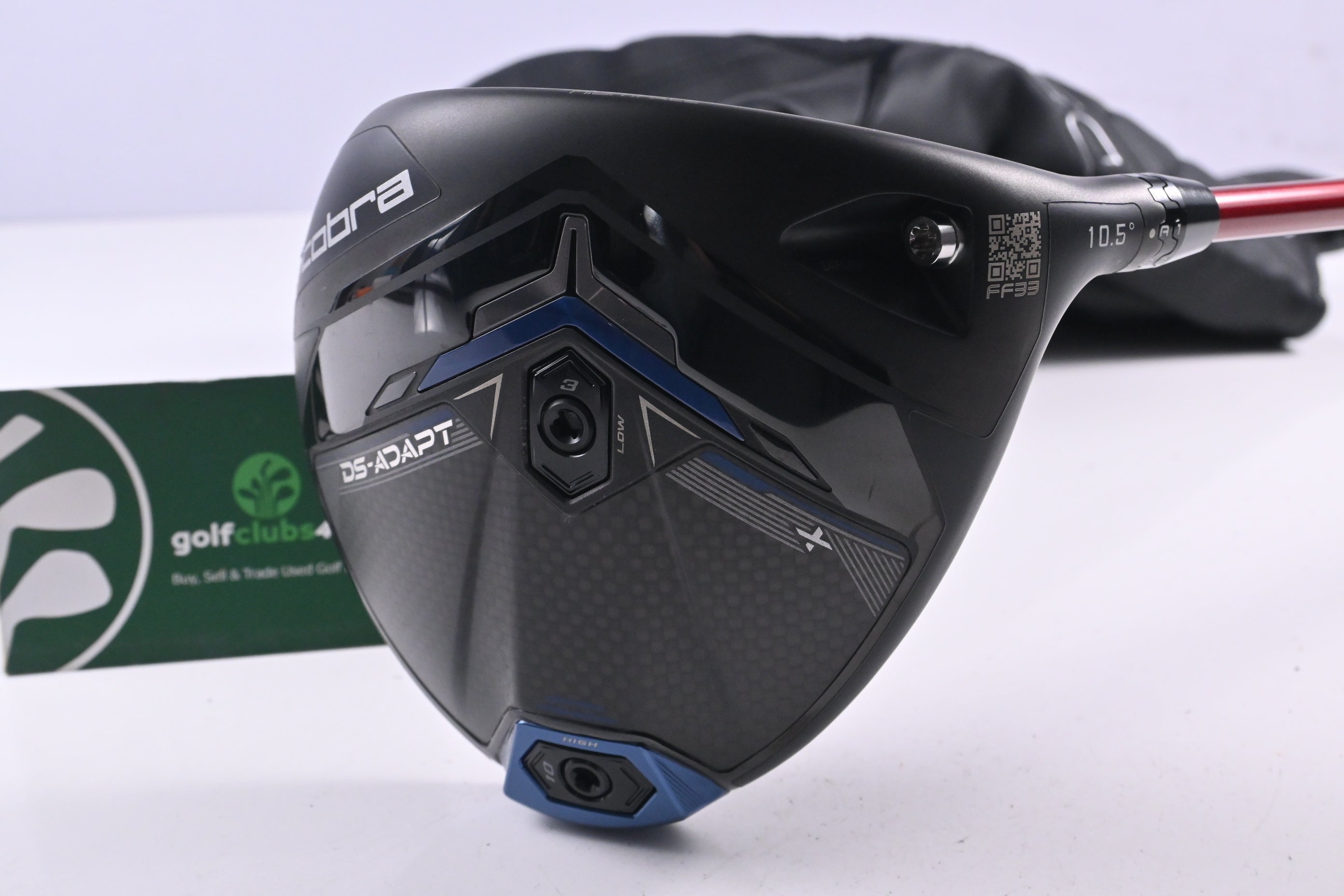 Cobra DS-Adapt X Driver / 10.5 Degree / Stiff Flex Denali Red 50 Shaft