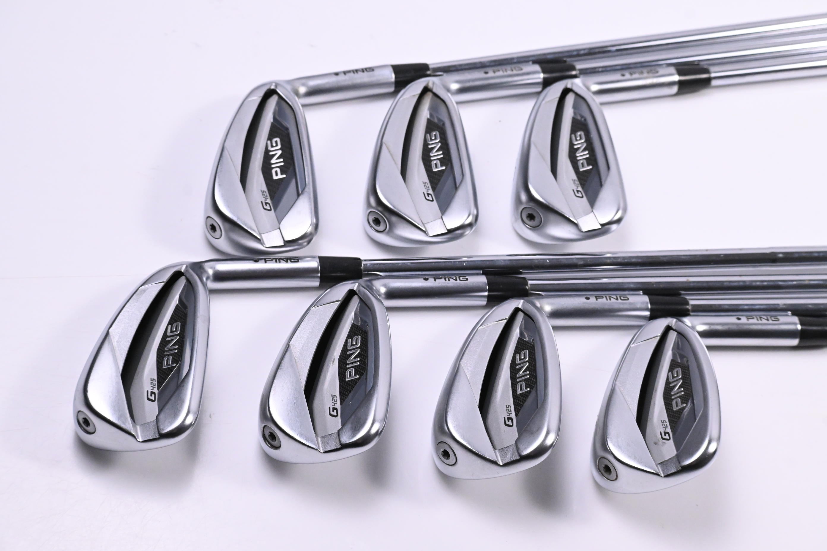 Ping G425 Irons / 4-PW / Black Dot / Stiff Flex Dynamic Gold 120 S300 Shafts