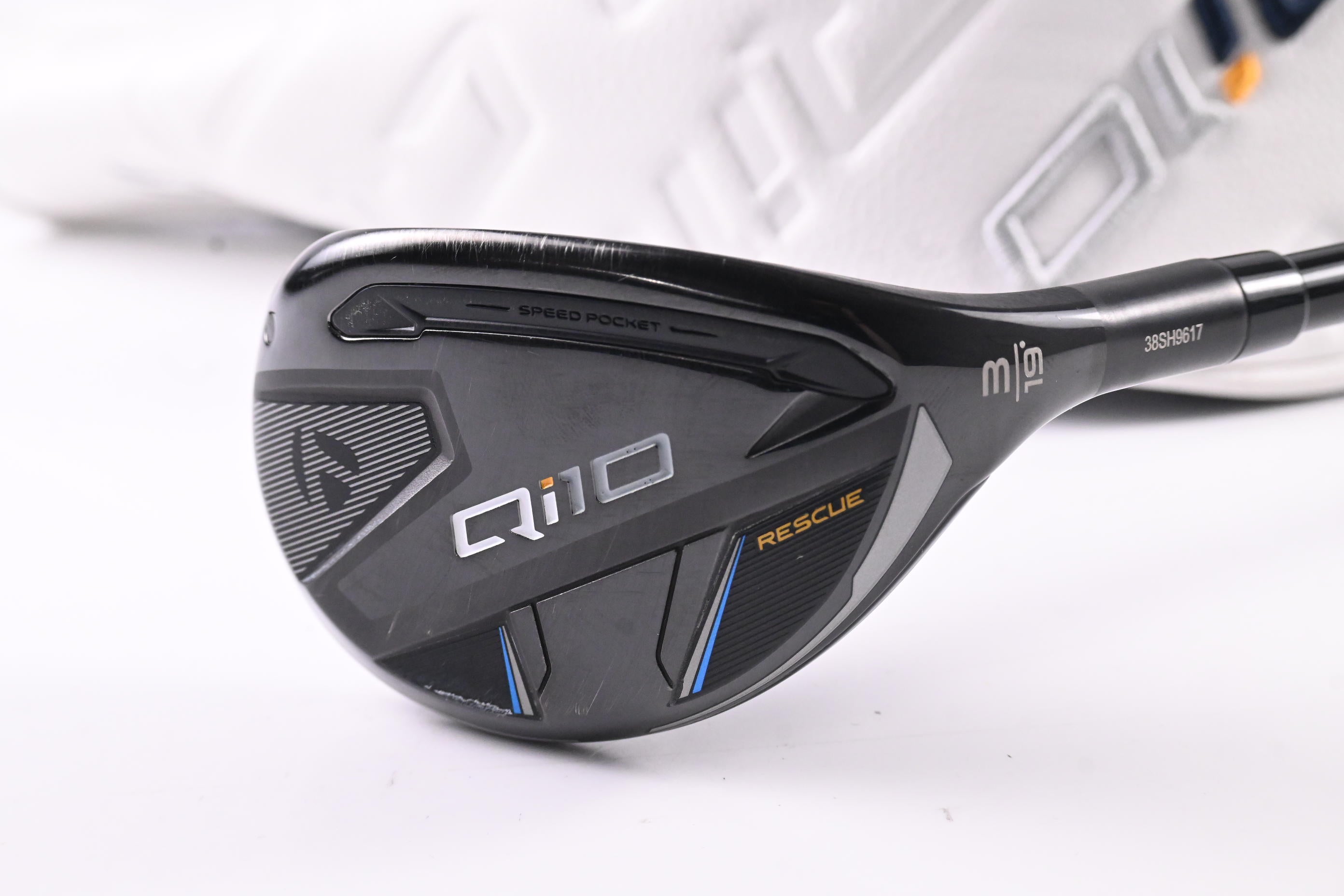 Taylormade Qi10 #3 Hybrid / 19 Degree / Stiff Flex Ventus TR Blue 7 Shaft