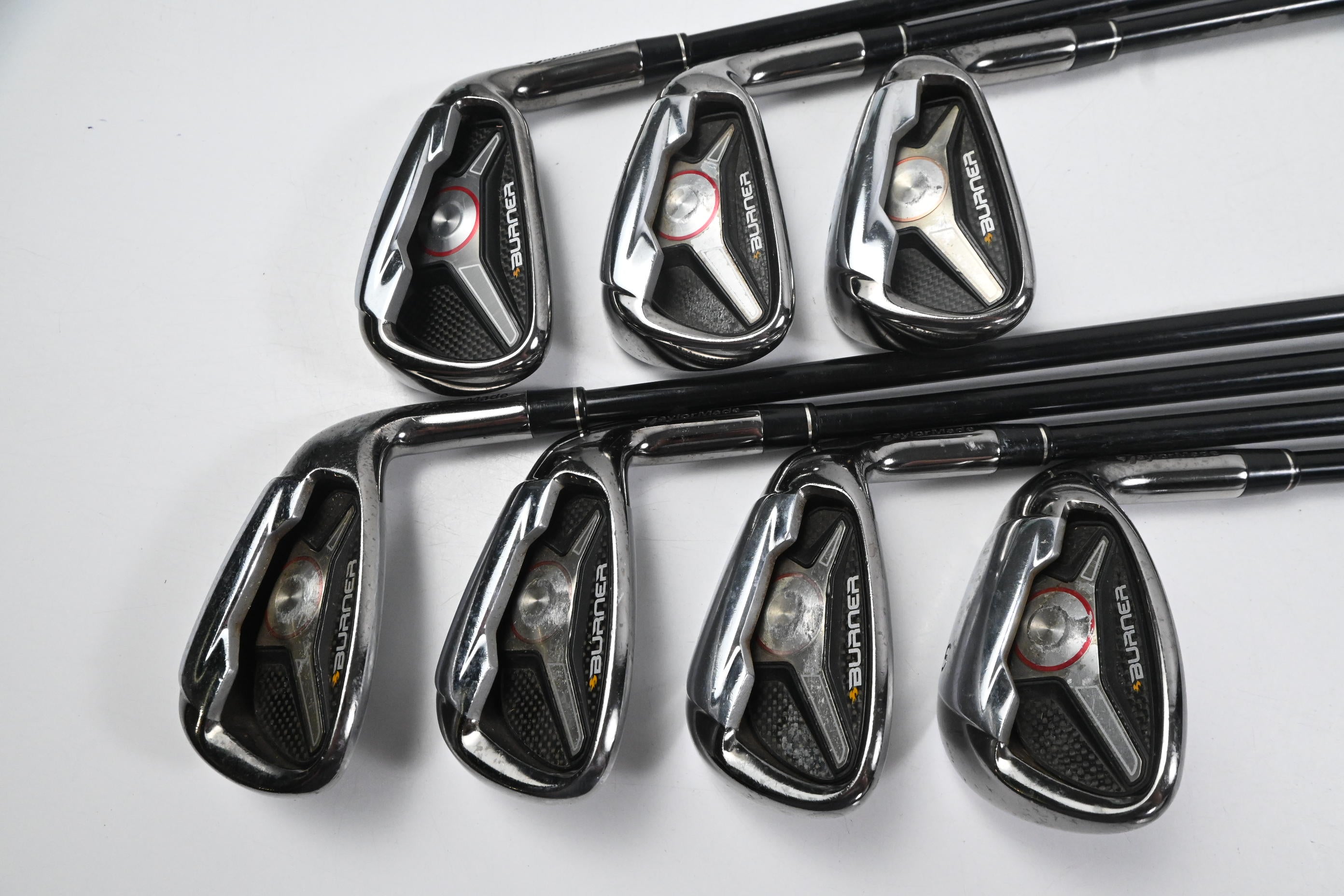 Taylormade Burner Irons / 5-PW+SW / Regular Flex Reax 65 Shafts