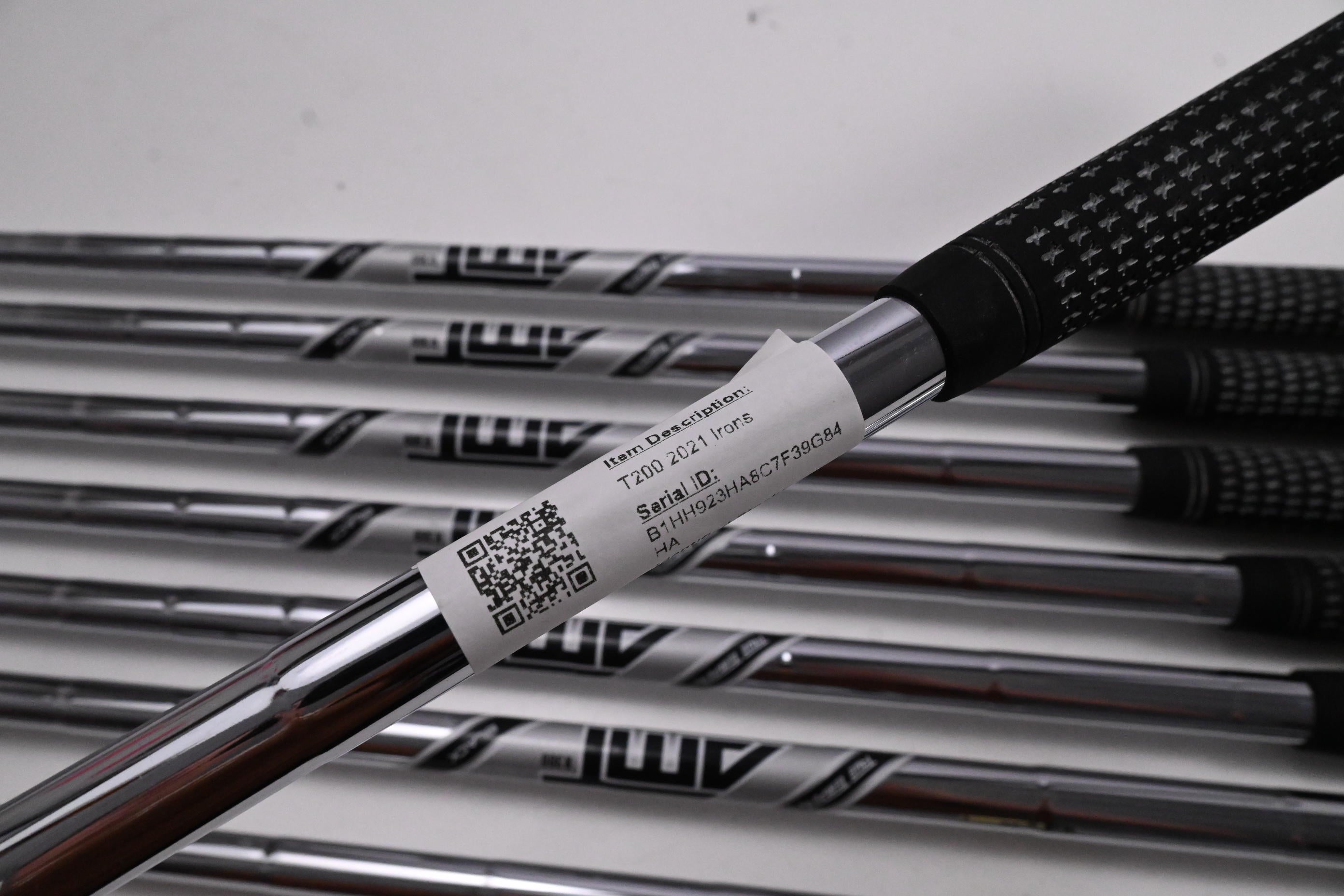 Titleist T200 2021 Irons / 4-PW+48 / Regular Flex AMT Black R300 Shafts