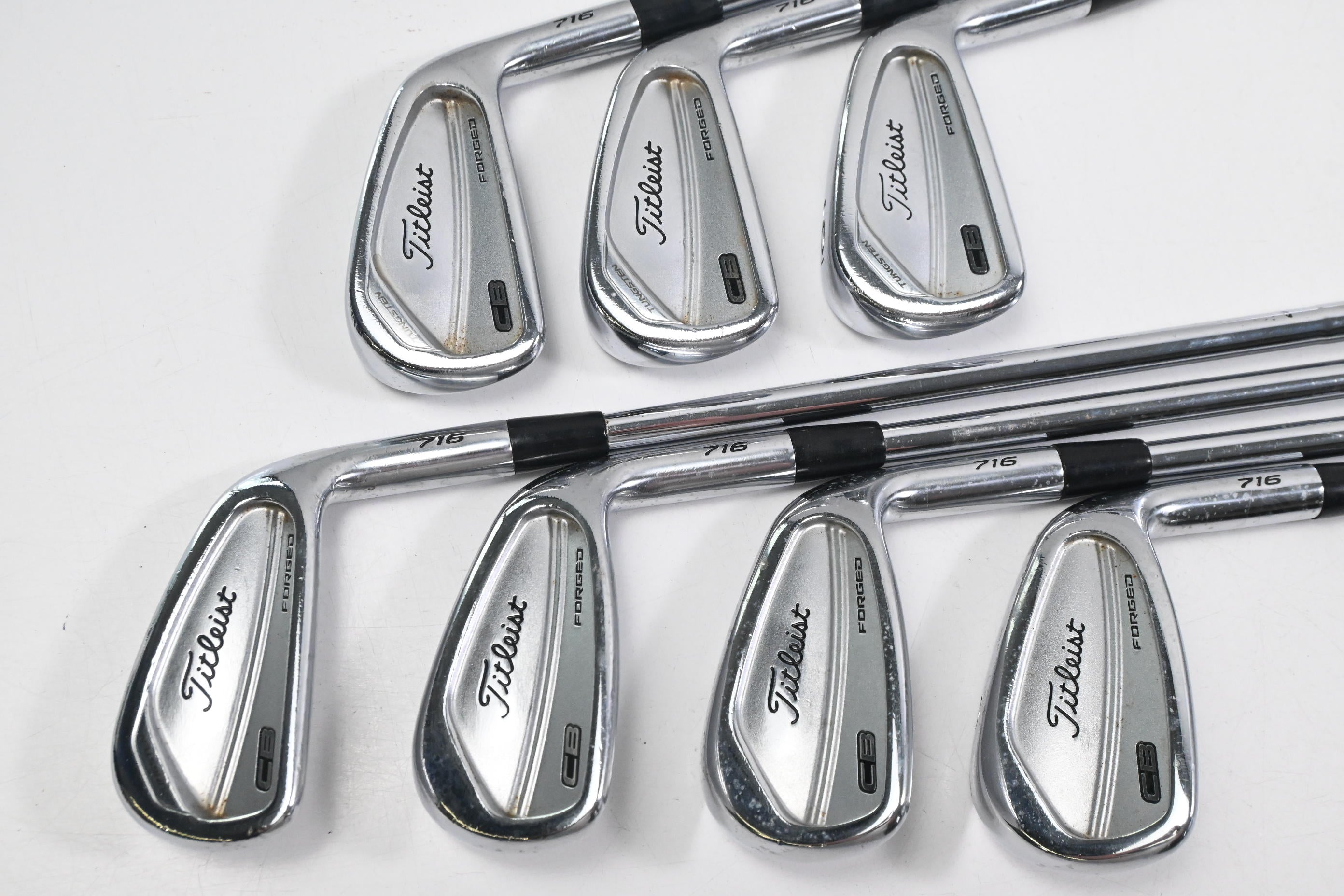 Titleist 716 CB Irons / 4-PW / Stiff Flex Dynamic Gold AMT S300 Shafts