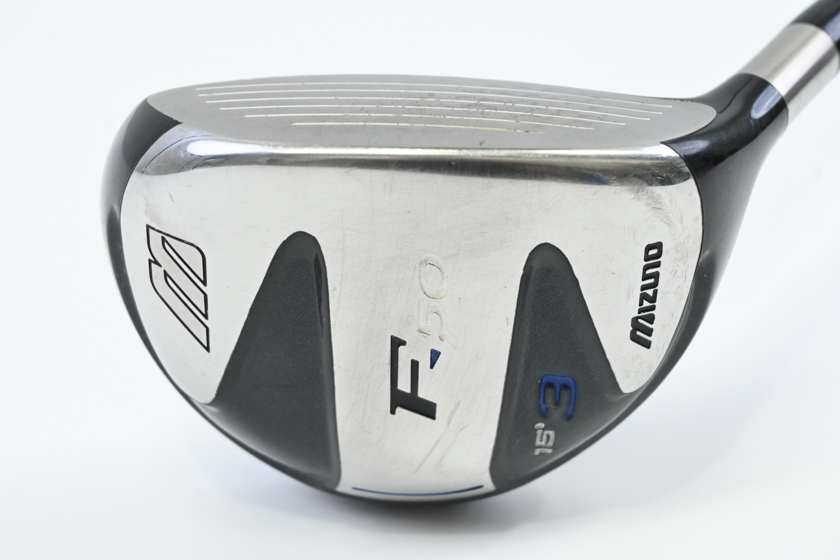 Mizuno F-50 #3 Wood / 15 Degree / Stiff Flex Mizuno Exsar FS2 Shaft