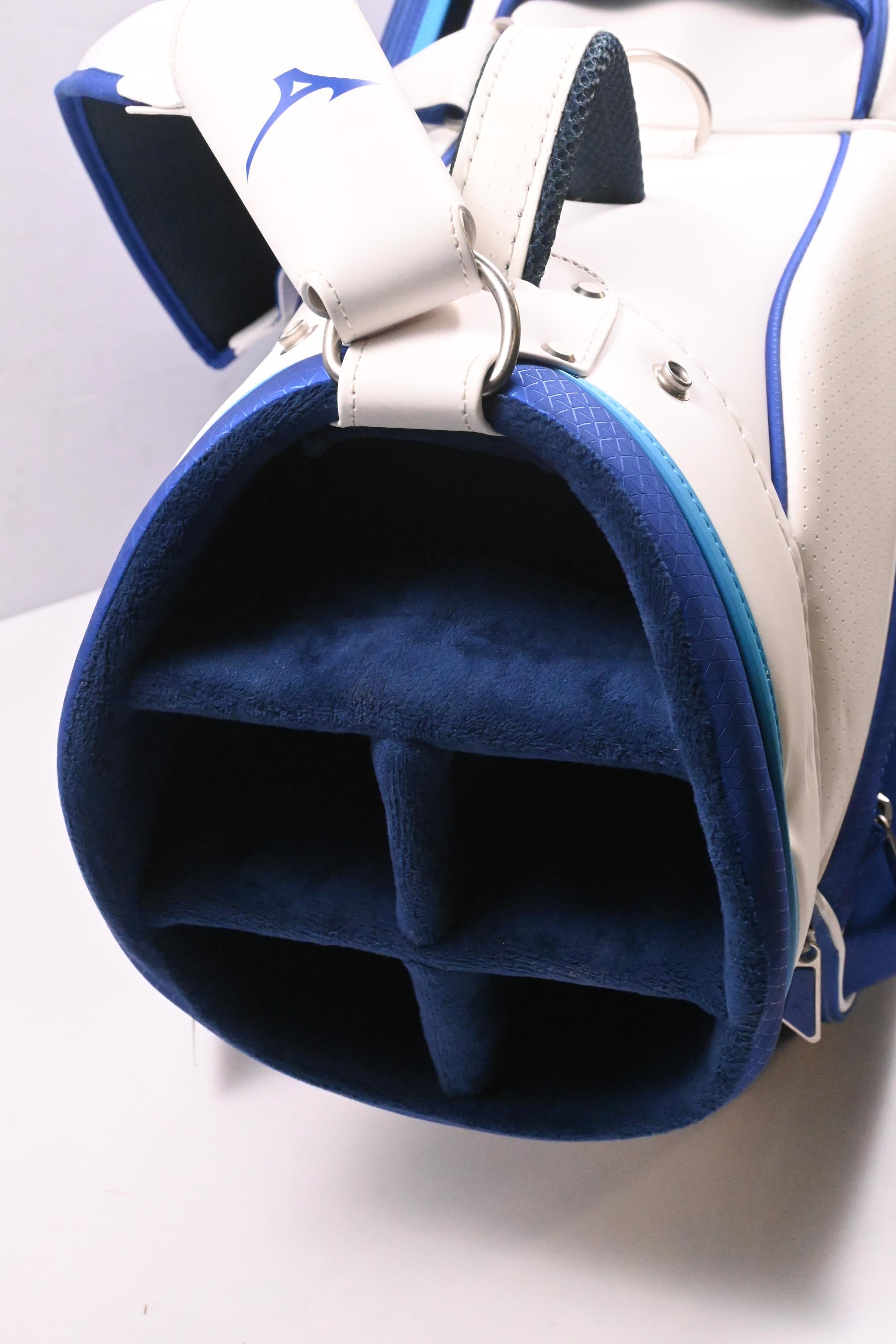 Mizuno Tour Bag / 5-Way Divider / Blue & White