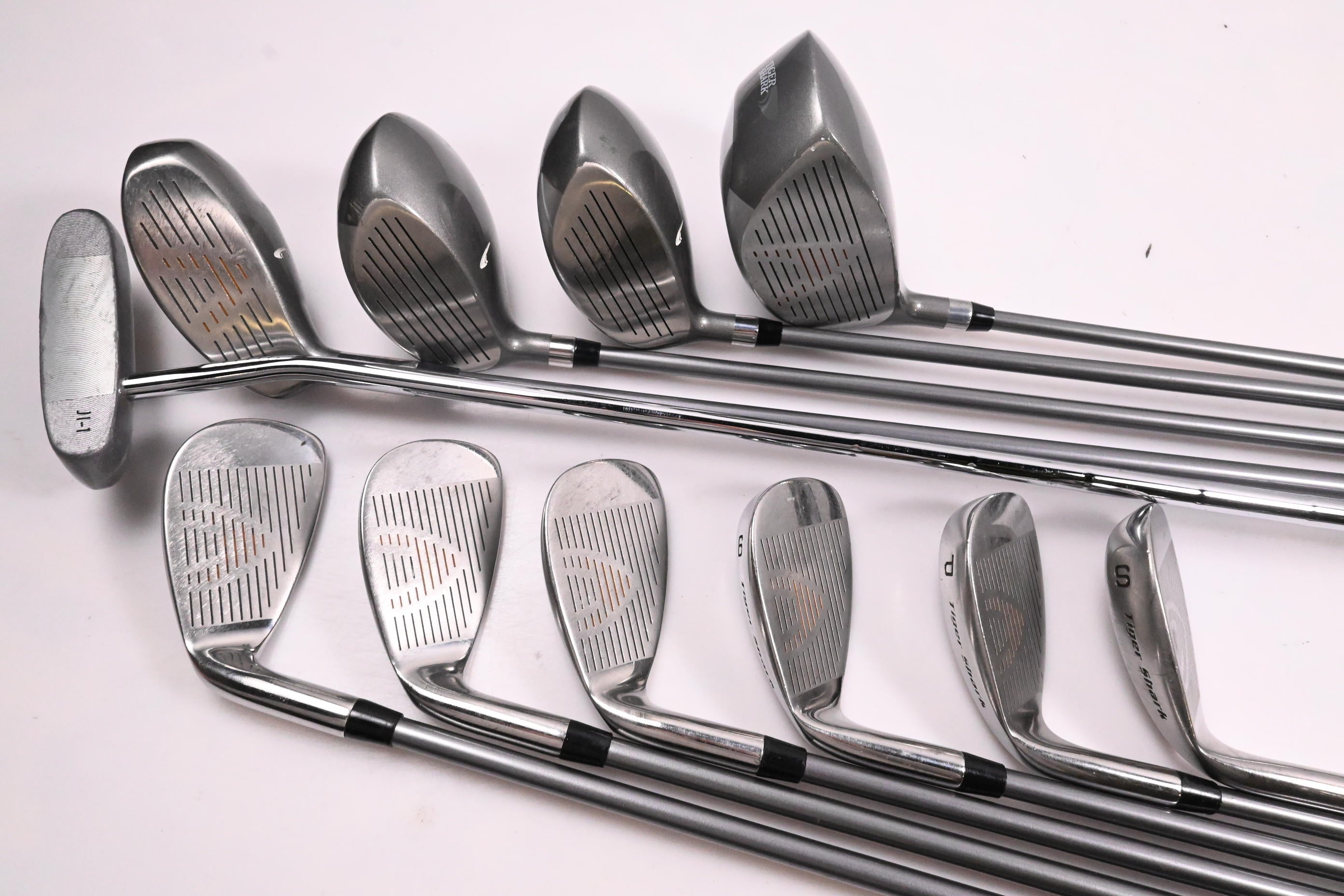 Ladies Tiger Shark Package Set / Woods, Irons, Putter