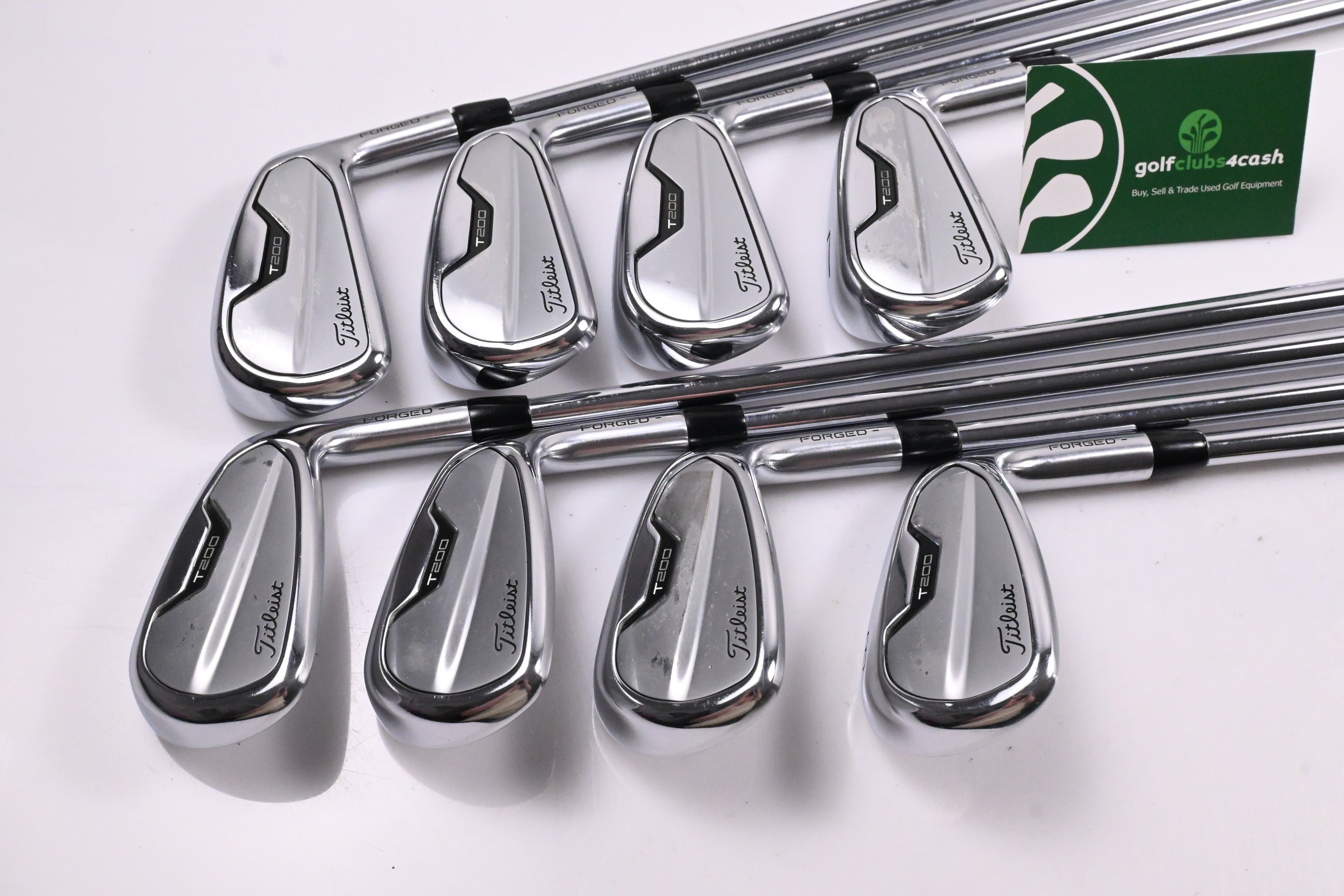 Titleist T200 2021 Irons / 4-PW+48° / Regular+ Flex Project X LZ 115 Shafts