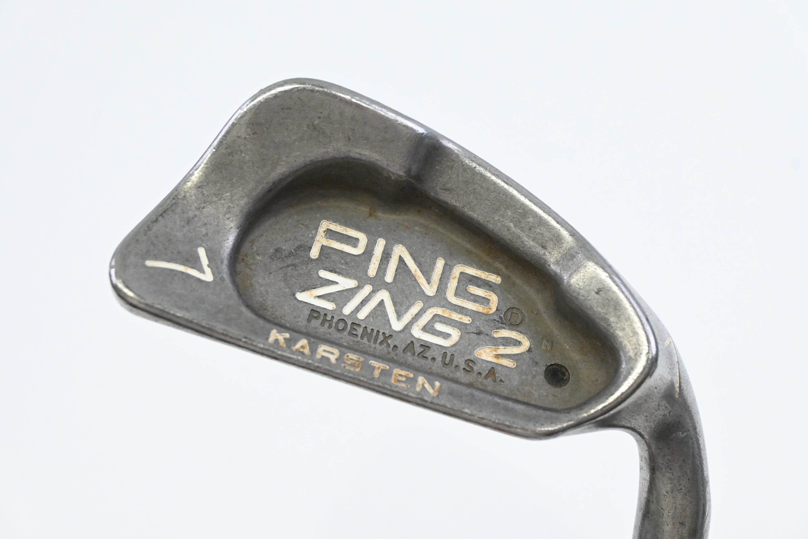 Ping Zing 2 #7 Iron / Black Dot / Regular Flex Aldila Karsten 101 Shaft
