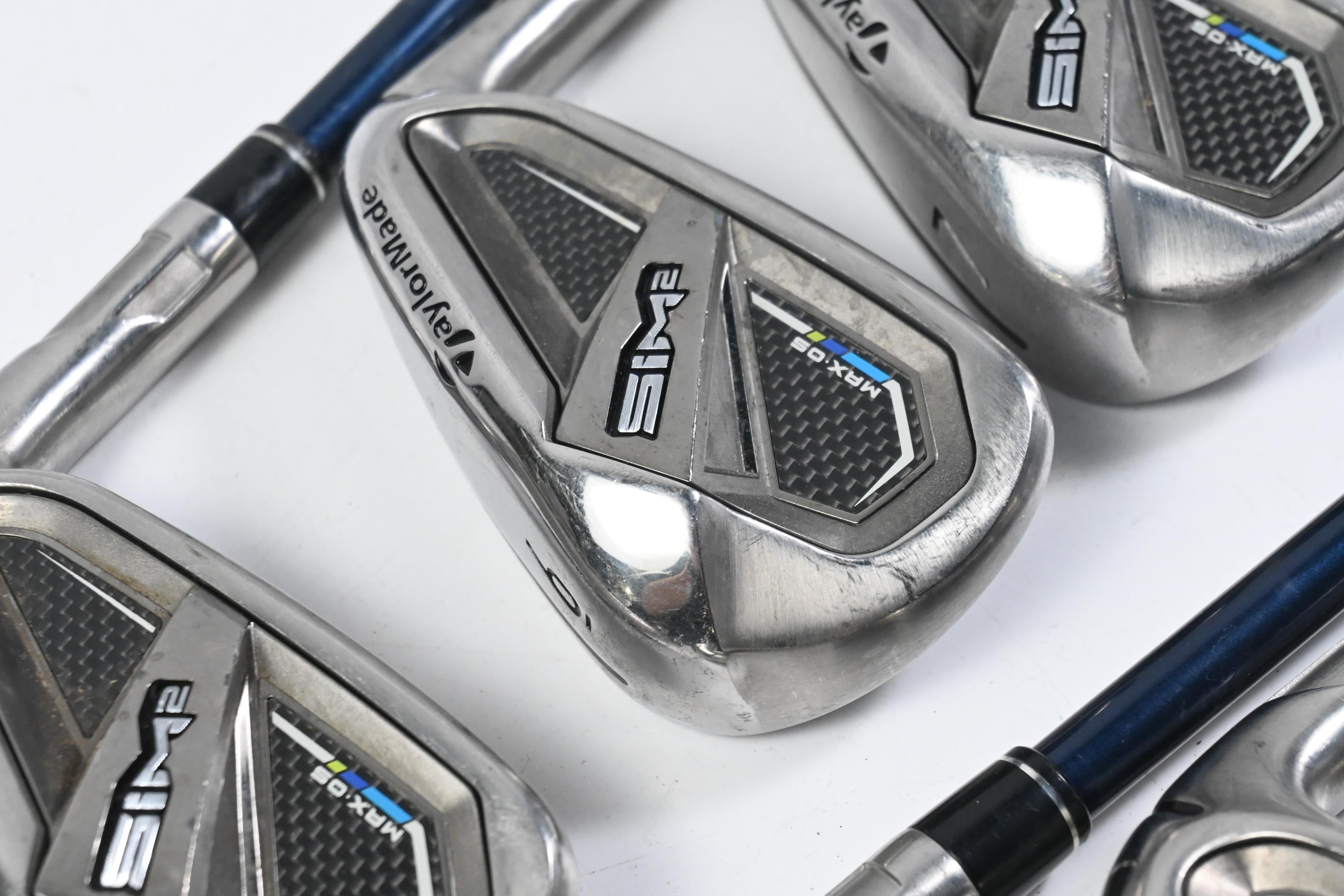 Taylormade SIM2 Max OS Irons / 5-PW / Senior Flex Fujikura Ventus Blue 5 Shaft
