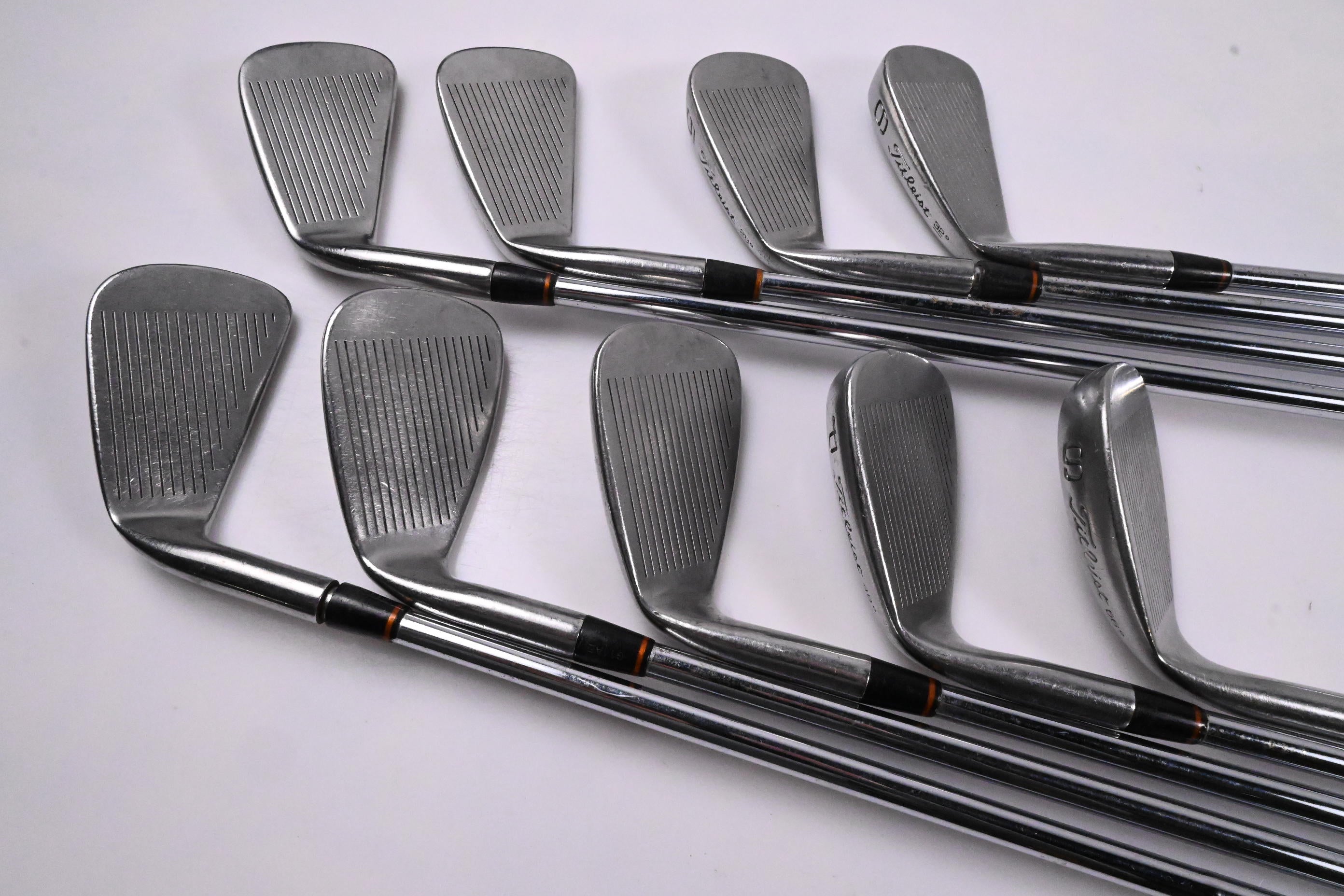 Titleist DCI Black Irons / 3-PW+SW / Regular Flex Titleist Tri Spec Shafts