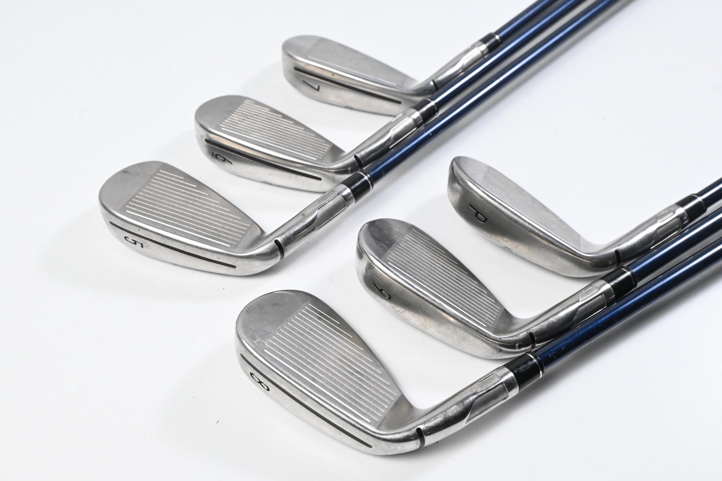 Taylormade SIM2 Max OS Irons / 5-PW / Senior Flex Fujikura Ventus Blue 5 Shaft