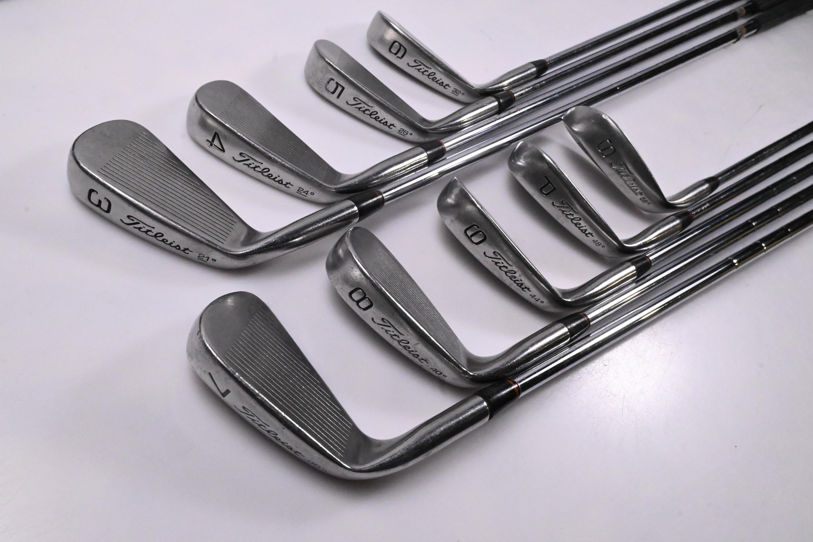 Titleist DCI Black Irons / 3-PW+SW / Regular Flex Titleist Tri Spec Shafts