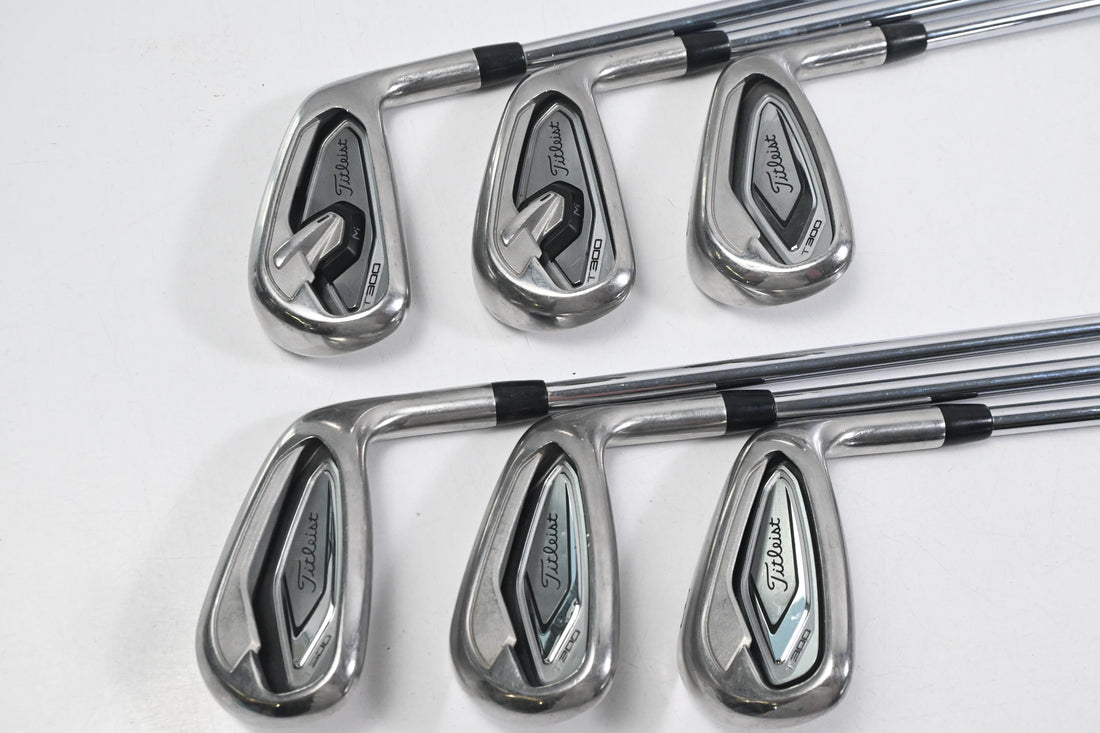Titleist T300 2019 Irons / 6-PW+GW / Regular Flex AMT Red R300 Shafts