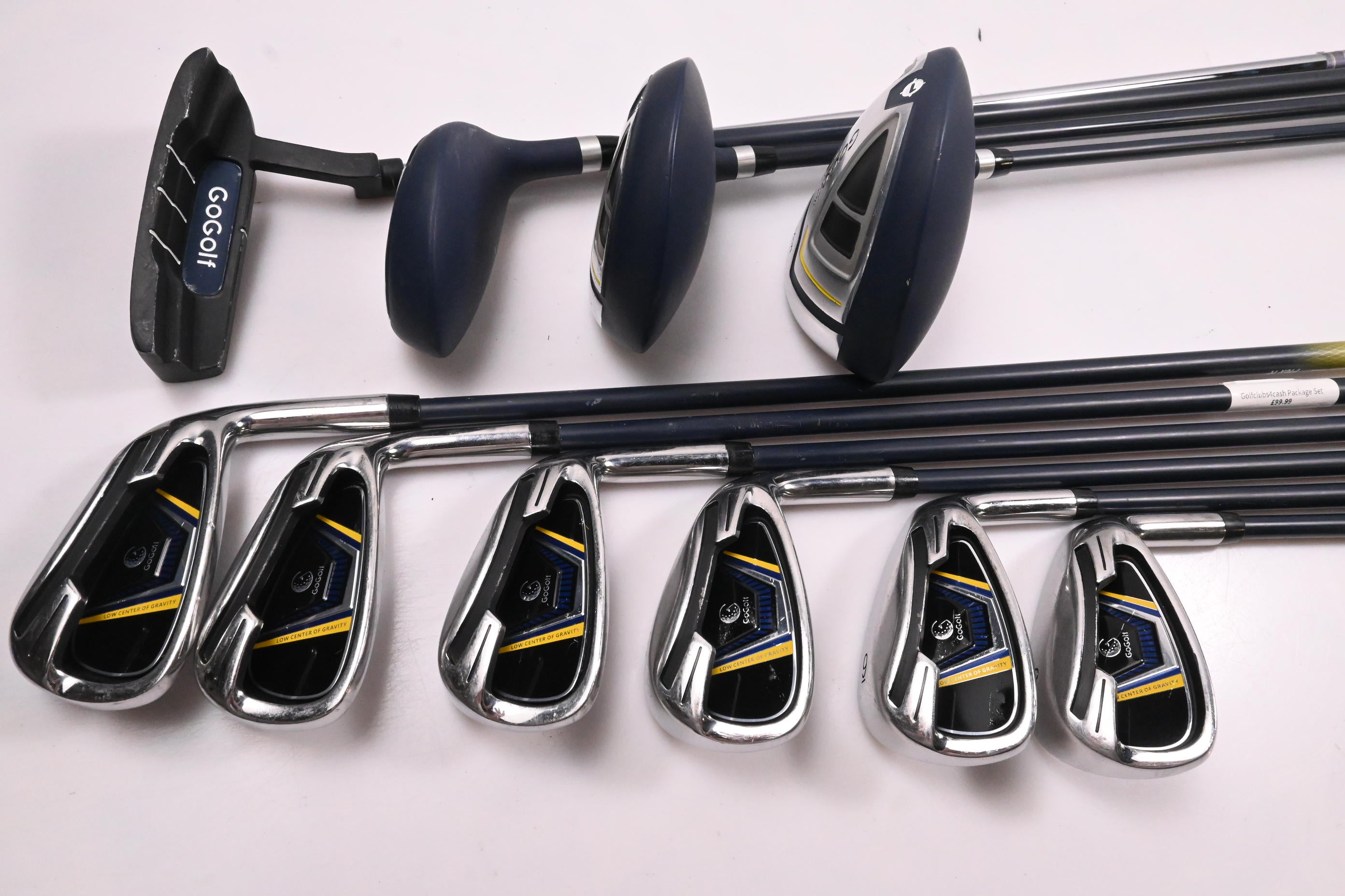 Go Golf Package Set / Woods, Irons, Putter