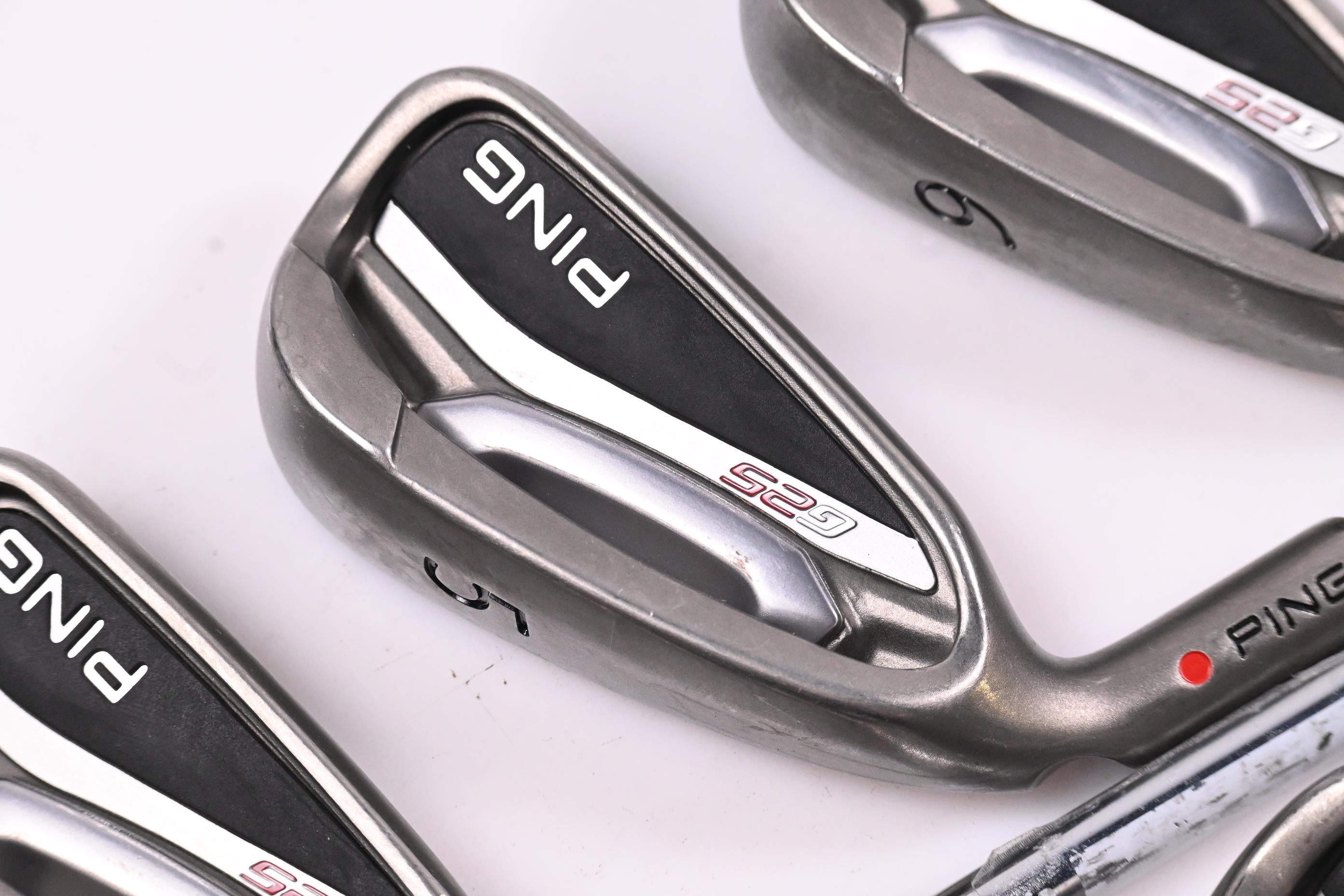 Left Hand Ping G25 Irons / 4-9i / Red Dot / Regular Flex Ping CFS Shafts