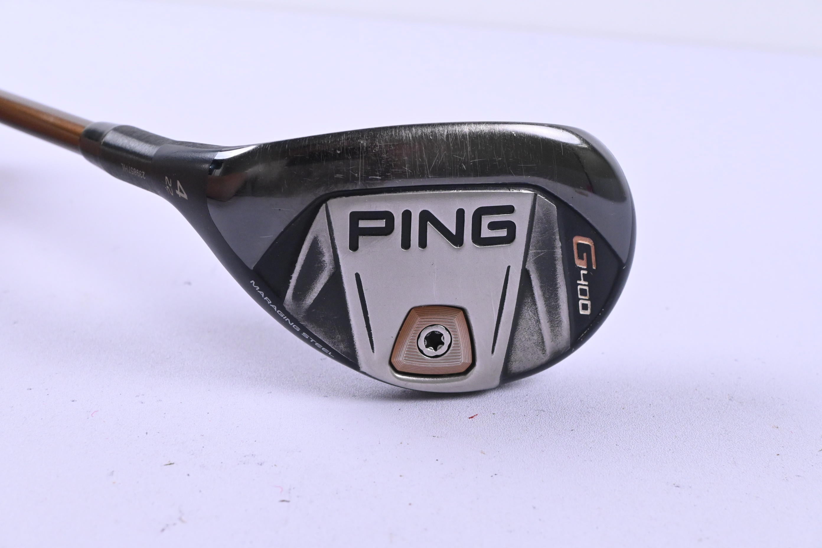 Left Hand Ping G400 #4 Hybrid / 22 Degree / Regular Flex Ping Alta CB 70 Shaft