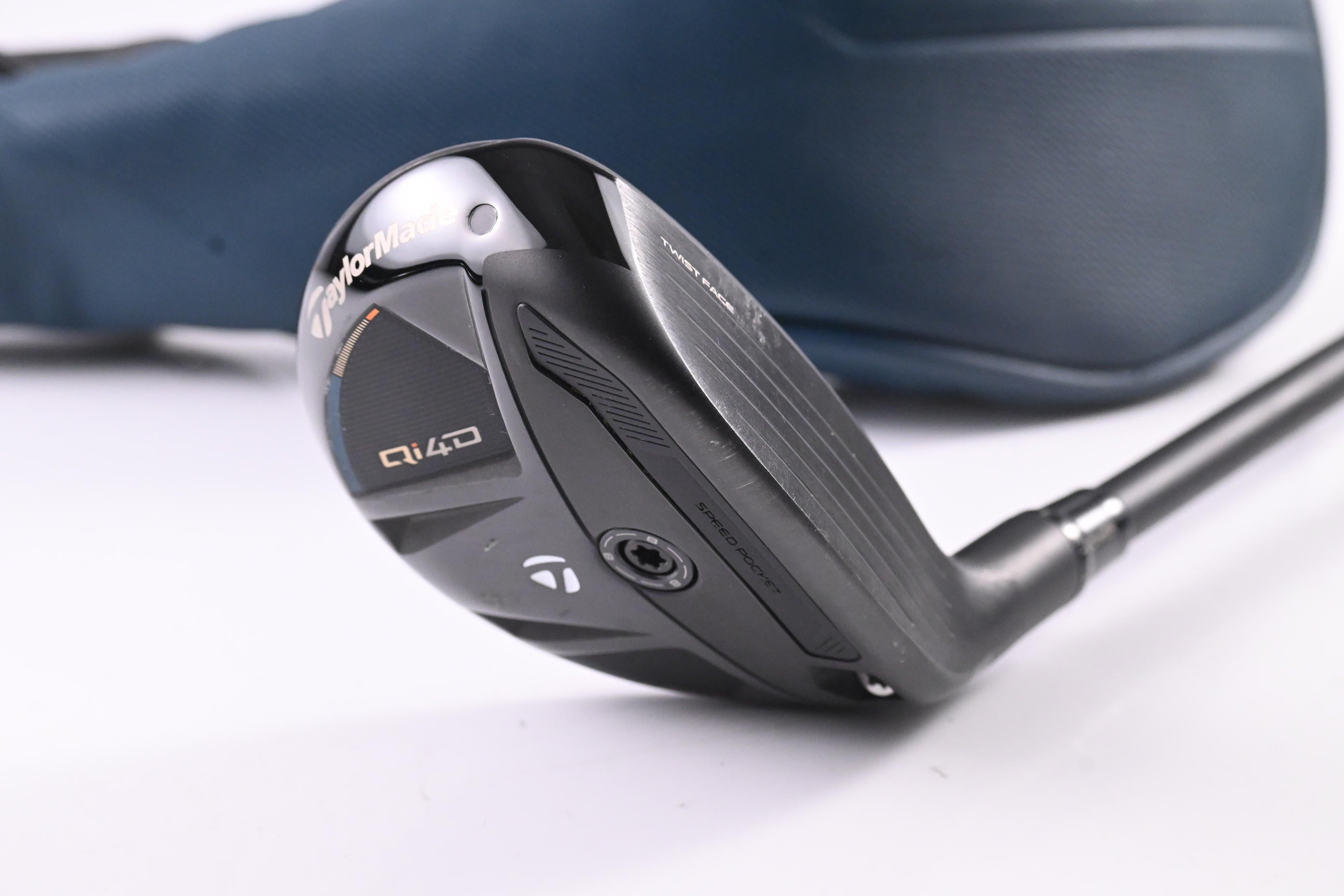 Taylormade Qi4D #4 Hybrid / 22 Degree / Stiff Flex KBS Reax 75 Shaft