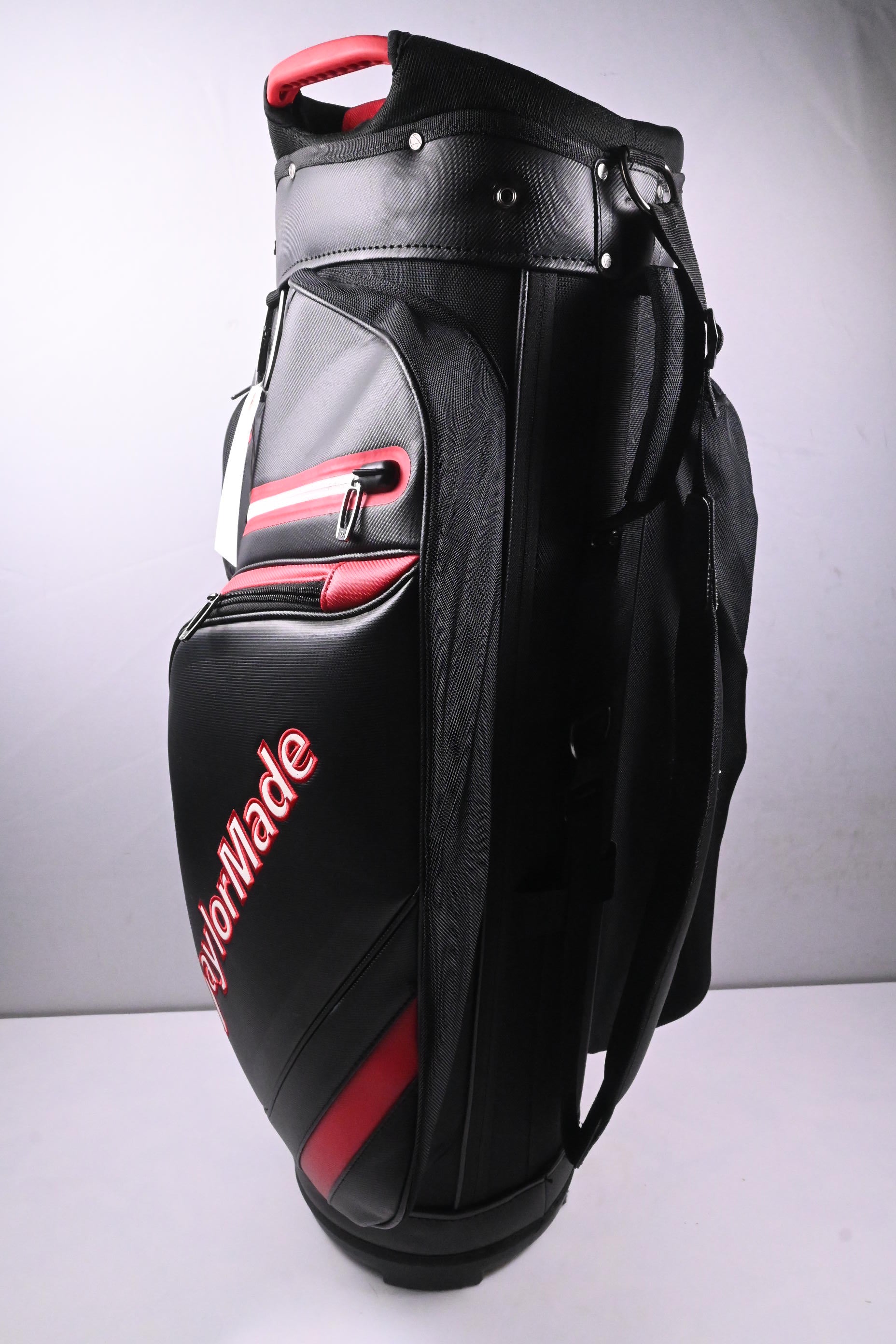 Taylormade Deluxe Cart Bag / 14-Way Divider / Black, Red