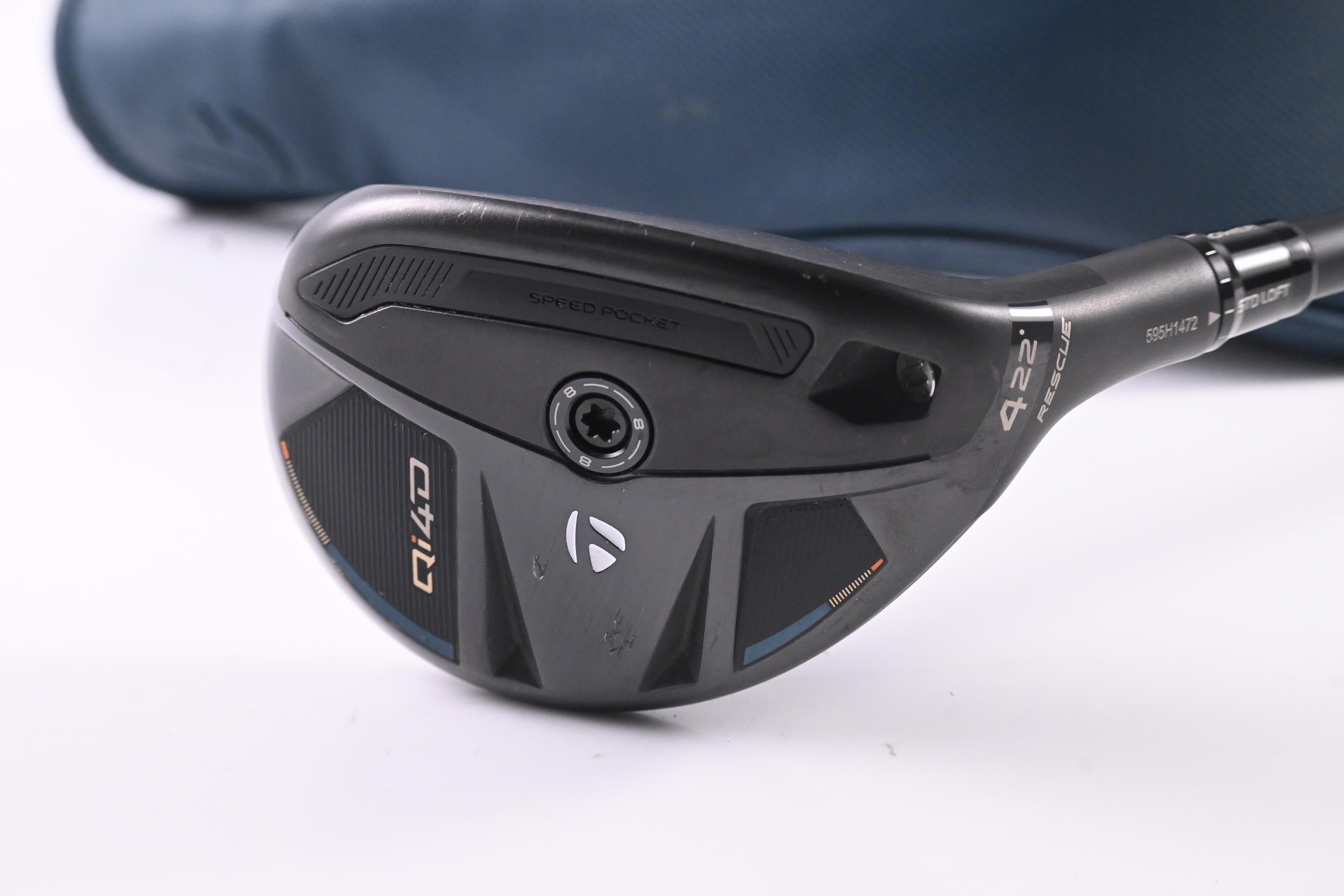 Taylormade Qi4D #4 Hybrid / 22 Degree / Stiff Flex KBS Reax 75 Shaft